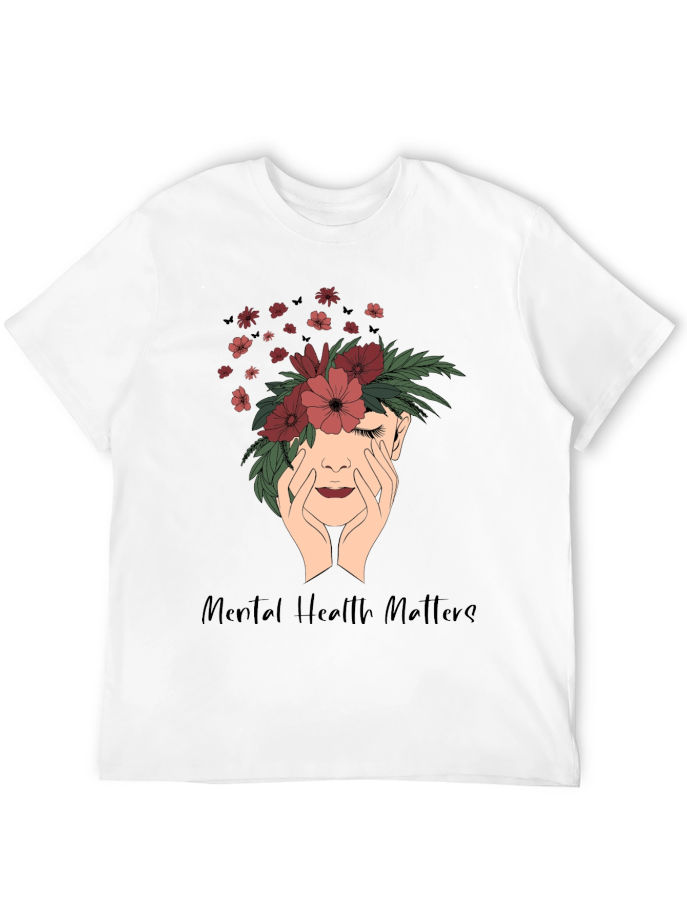 Mental Health Matters Floral T-Shirt