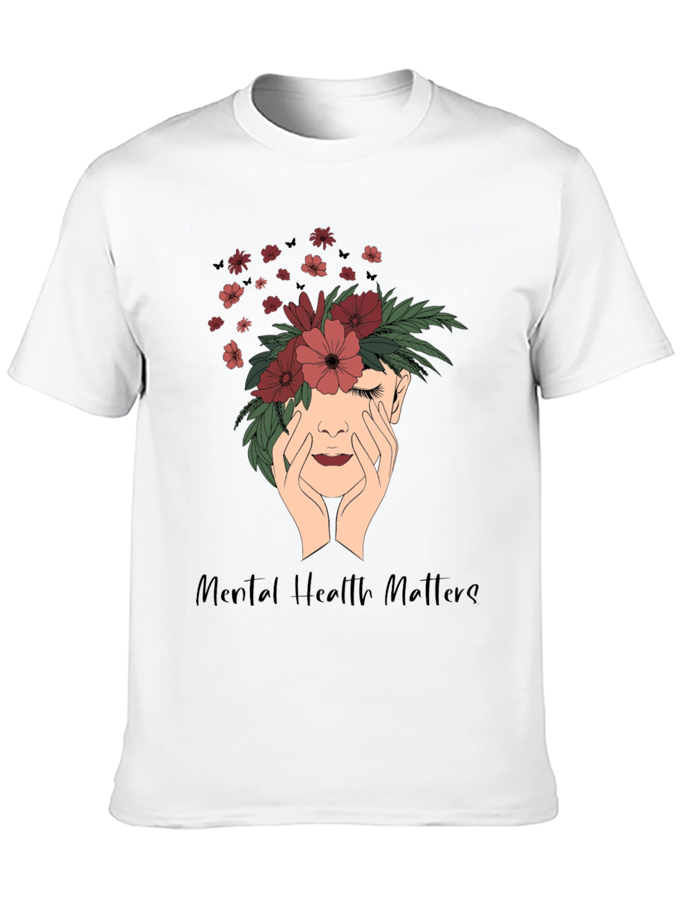 Mental Health Matters Floral T-Shirt
