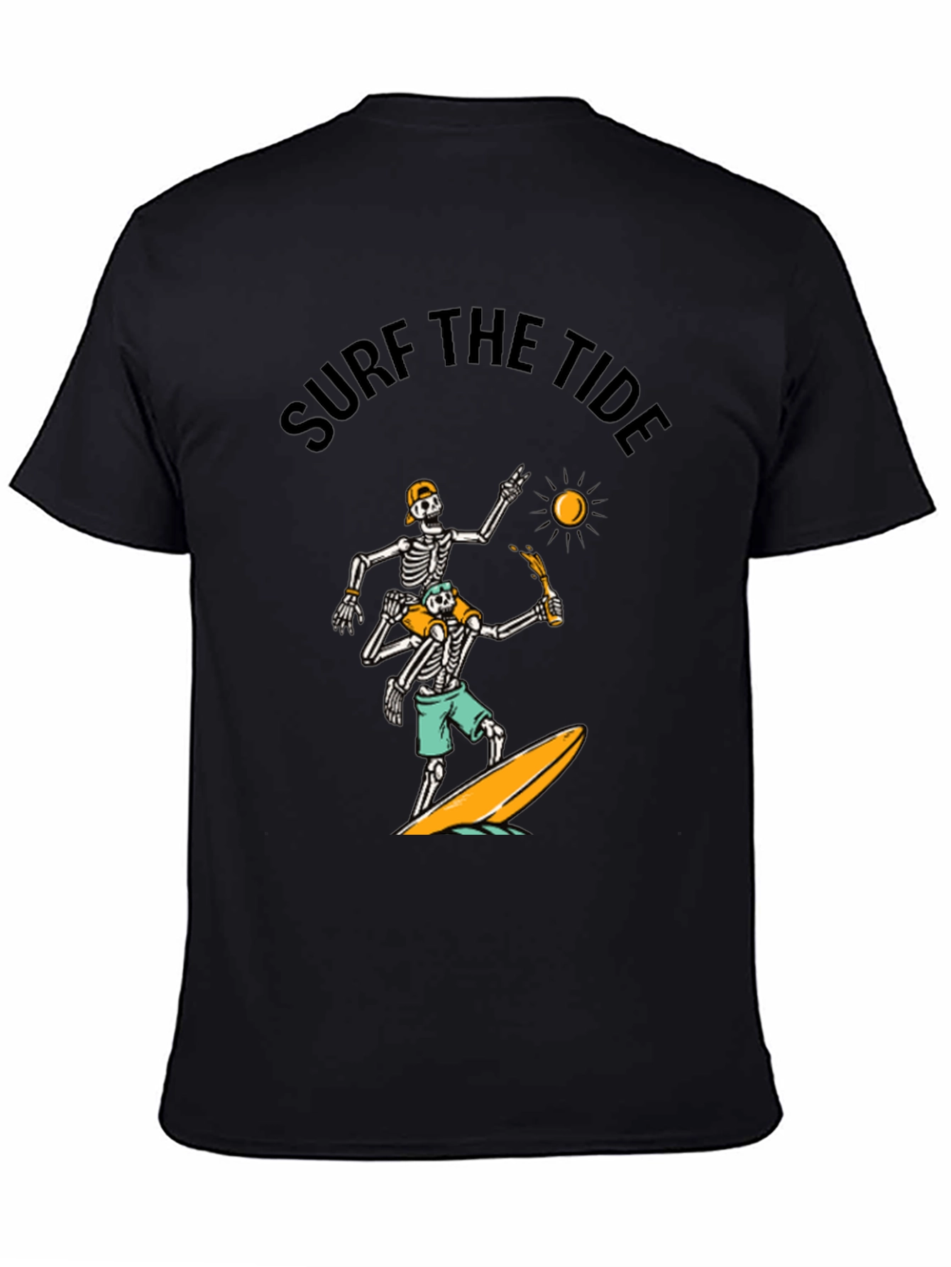 Surf the Tide Skeleton Graphic Tee