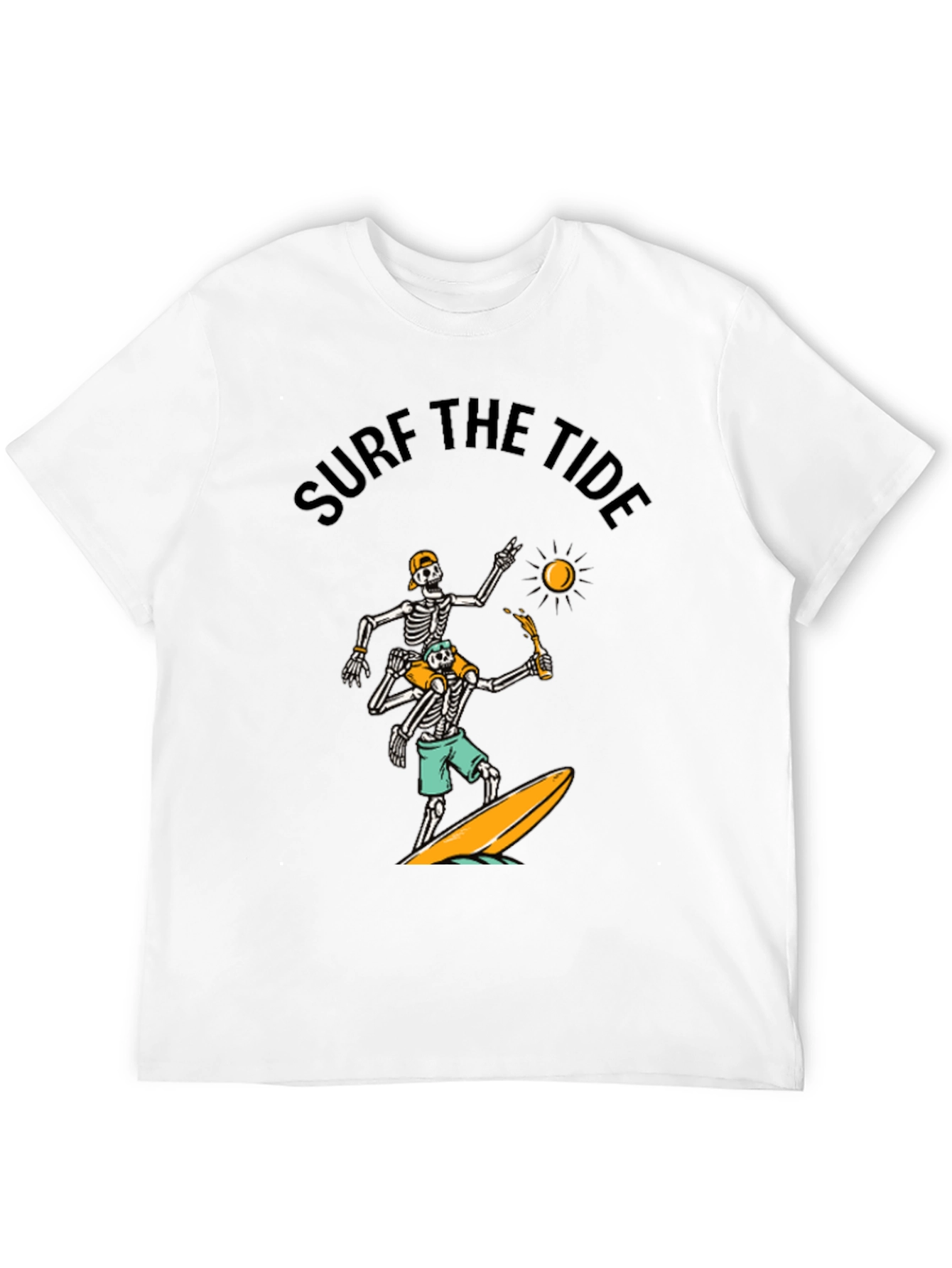 Surf the Tide Skeleton Graphic Tee