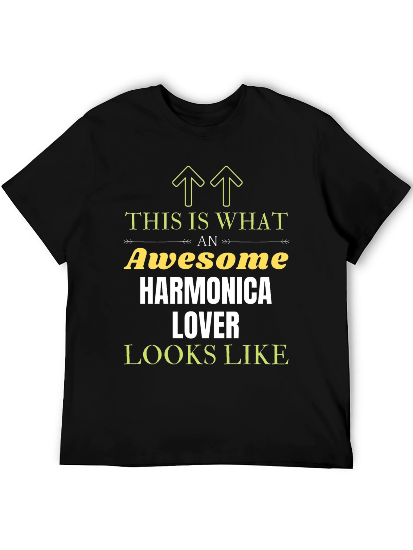Awesome Harmonica Lover Graphic Tee - Novelty Gift