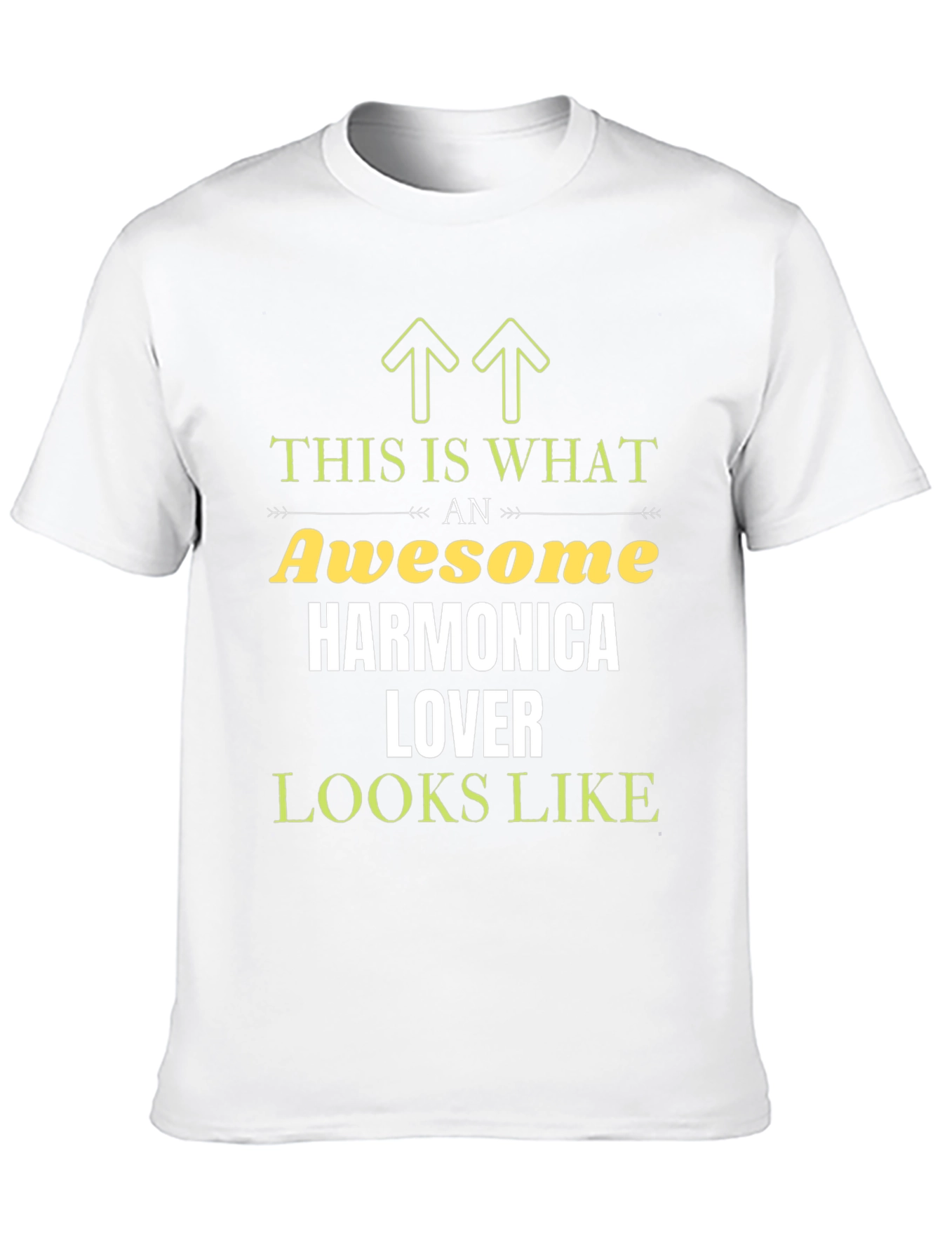 Awesome Harmonica Lover Graphic Tee - Novelty Gift
