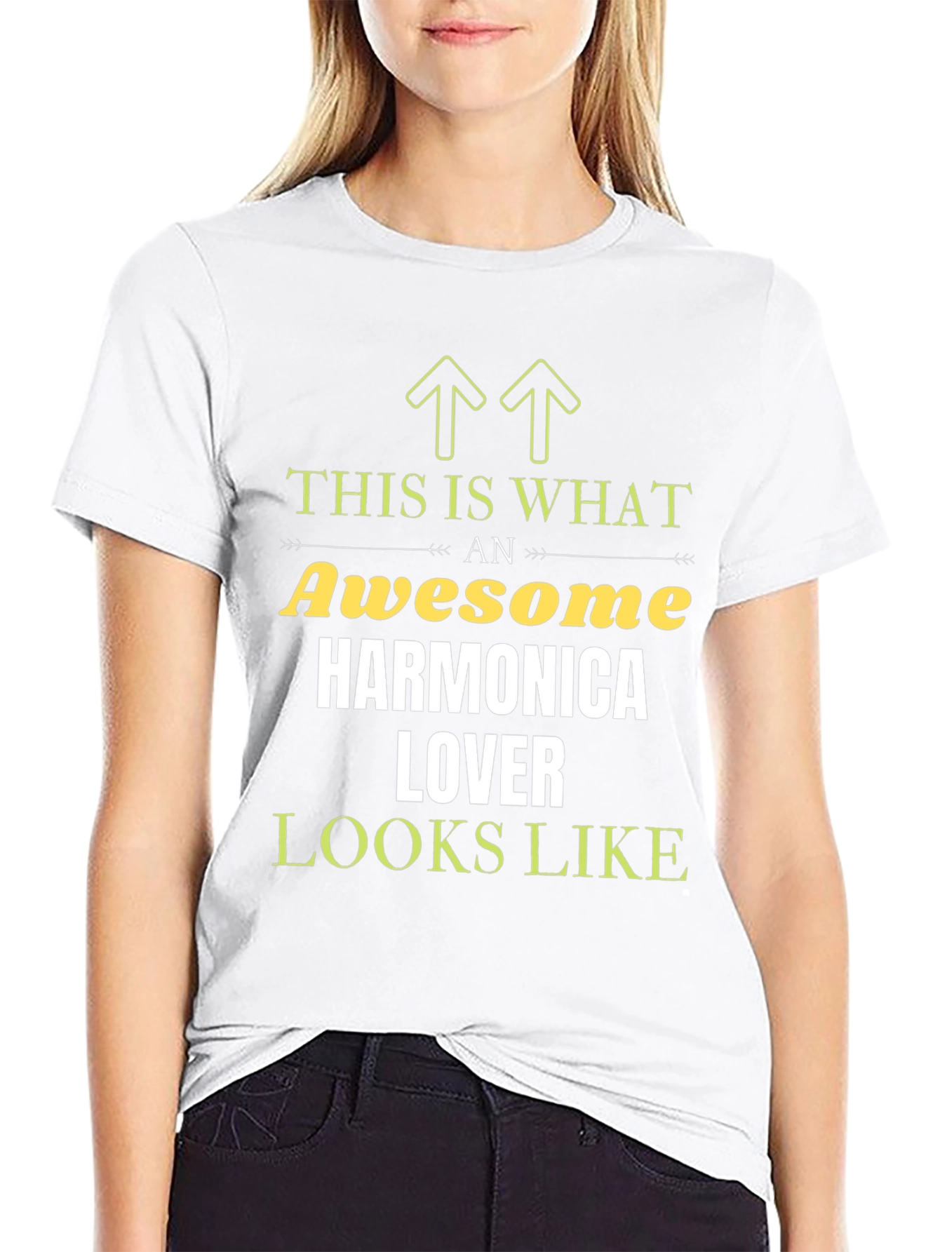Awesome Harmonica Lover Graphic Tee - Novelty Gift