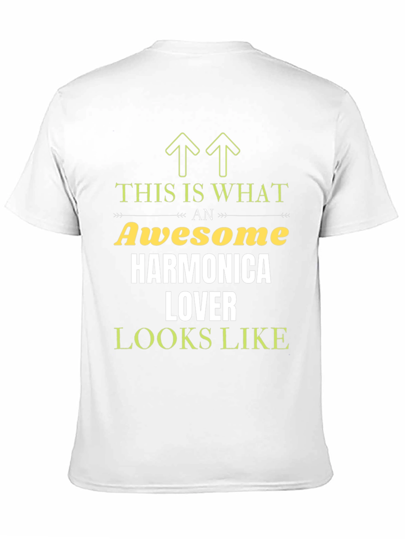 Awesome Harmonica Lover Graphic Tee - Novelty Gift