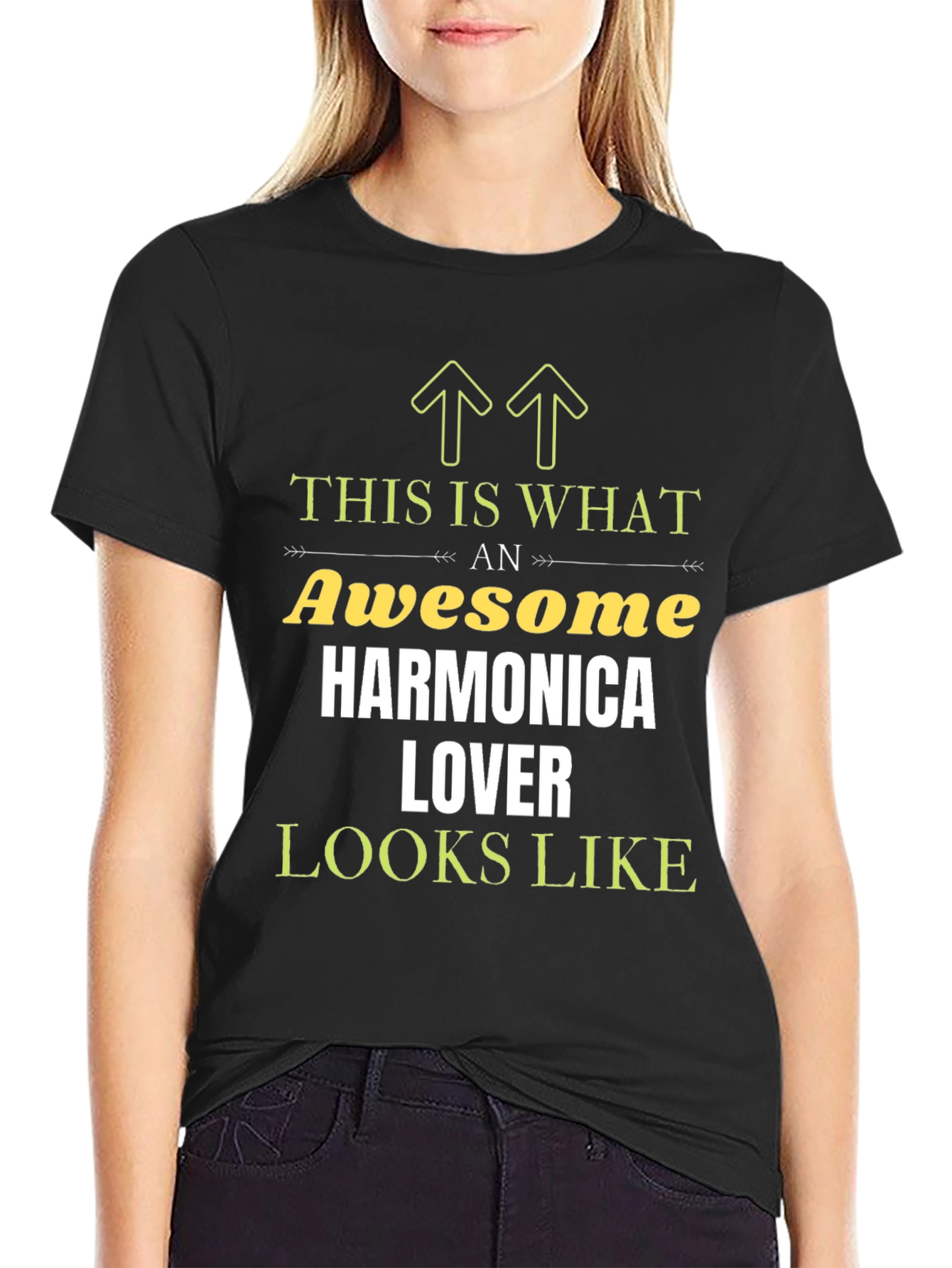 Awesome Harmonica Lover Graphic Tee - Novelty Gift