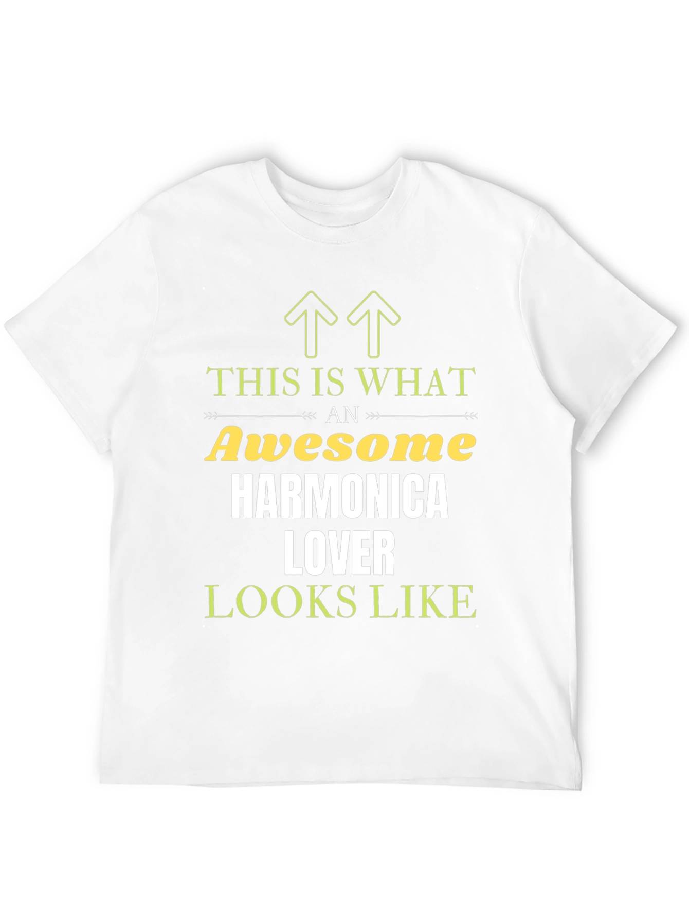 Awesome Harmonica Lover Graphic Tee - Novelty Gift