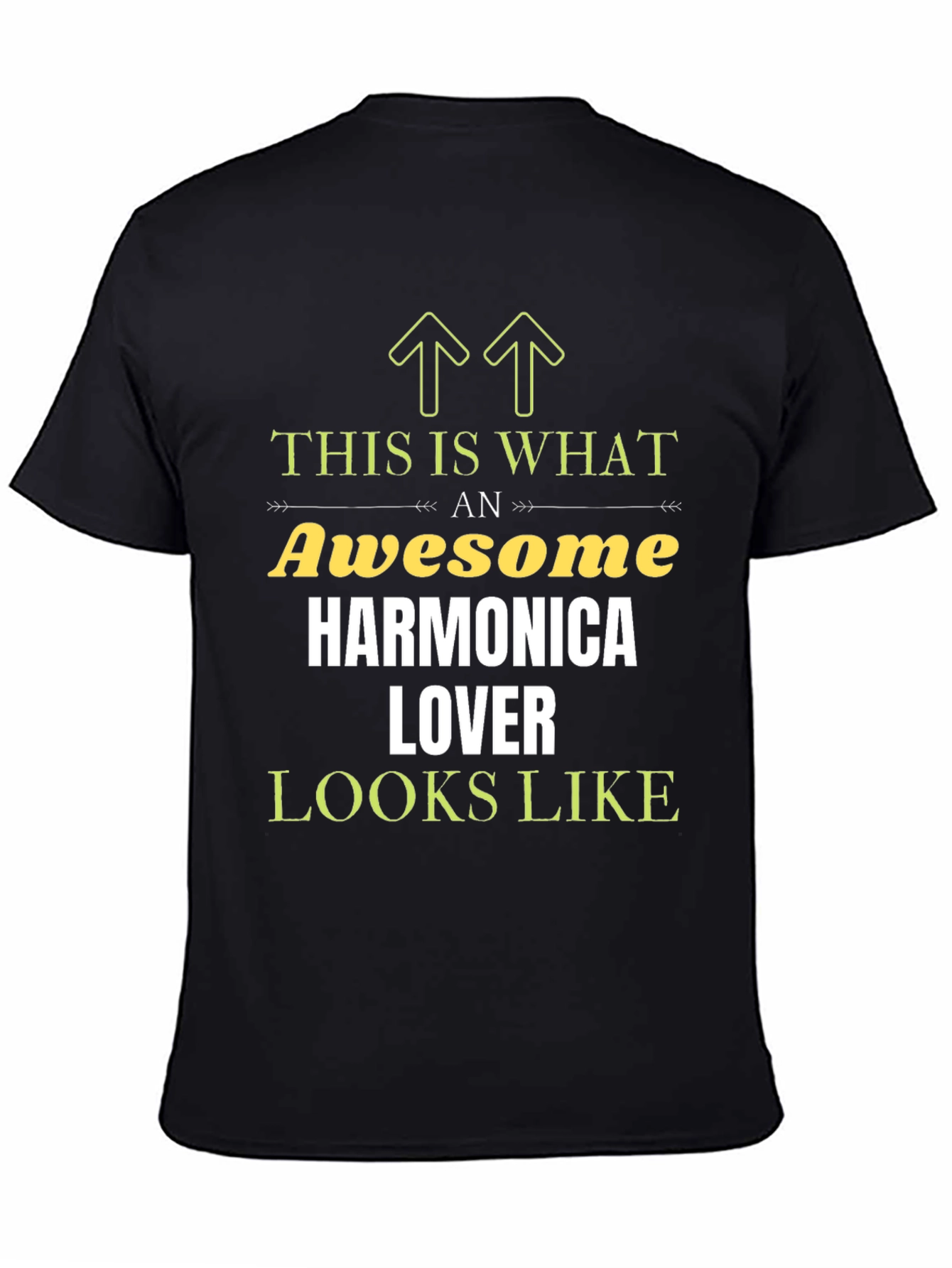 Awesome Harmonica Lover Graphic Tee - Novelty Gift