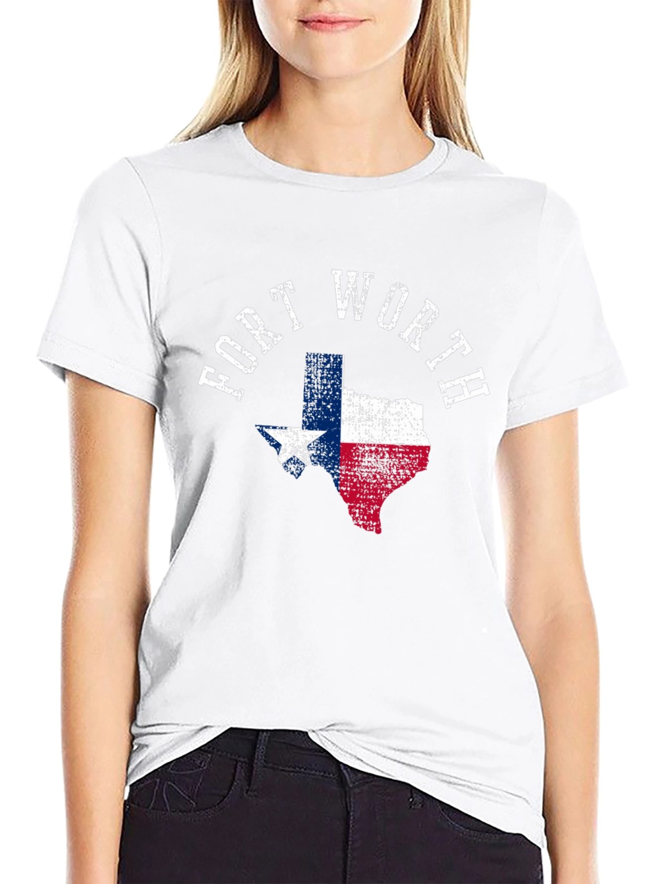 Fort Worth Texas Flag Graphic Tee