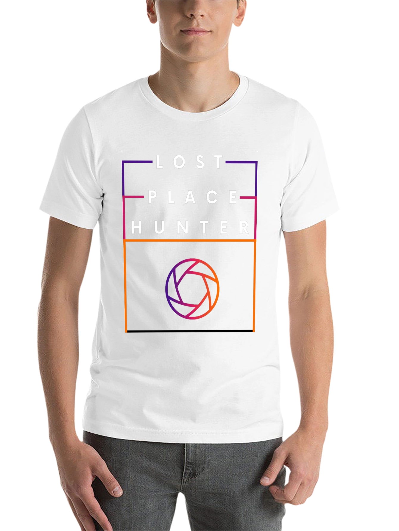 Lost Place Hunter Graphic Tee - Black
