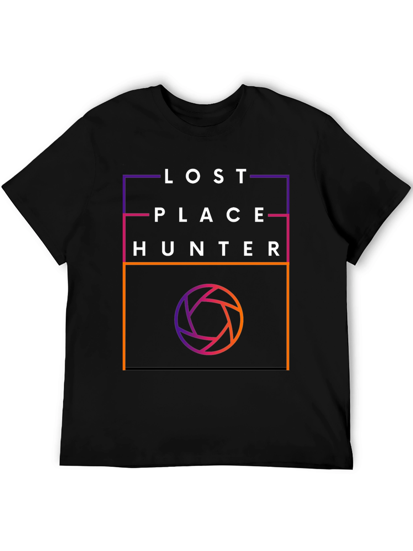 Lost Place Hunter Graphic Tee - Black