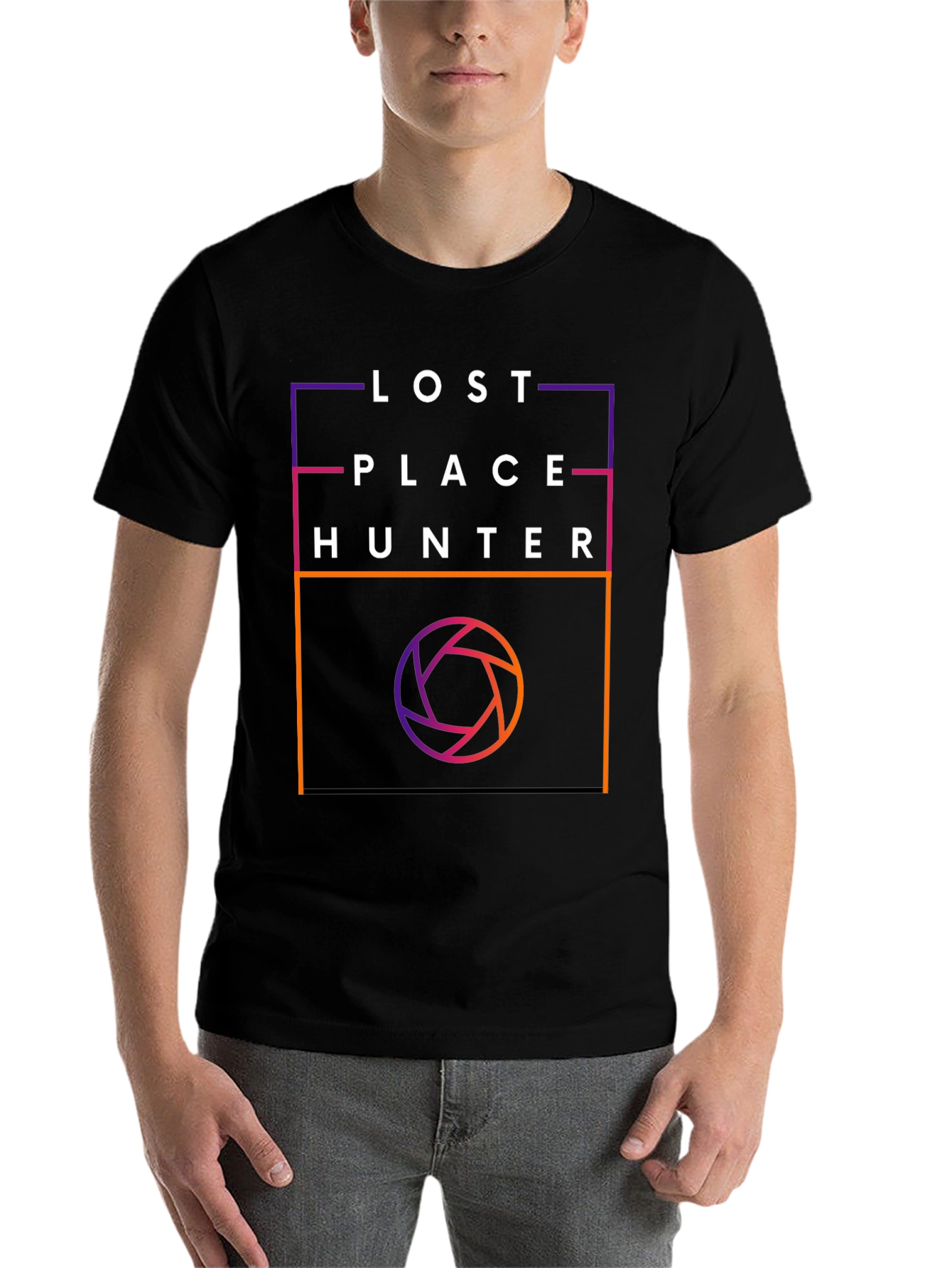 Lost Place Hunter Graphic Tee - Black