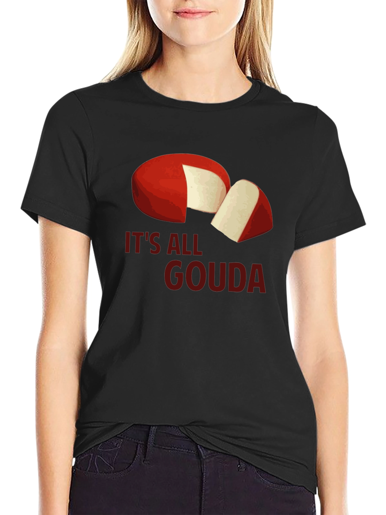 Its All Gouda T-Shirt - Cheese Lover Tee
