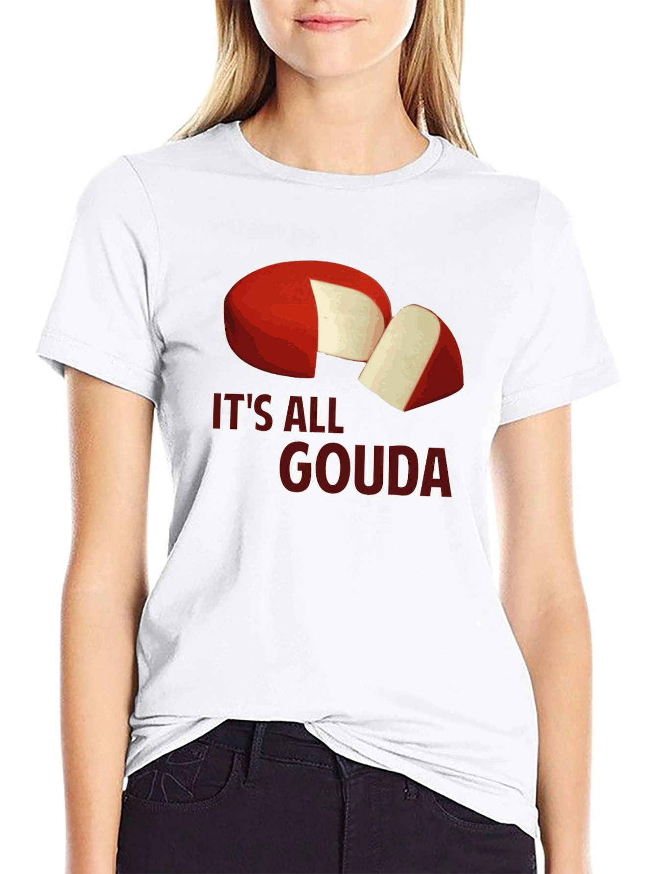 Its All Gouda T-Shirt - Cheese Lover Tee