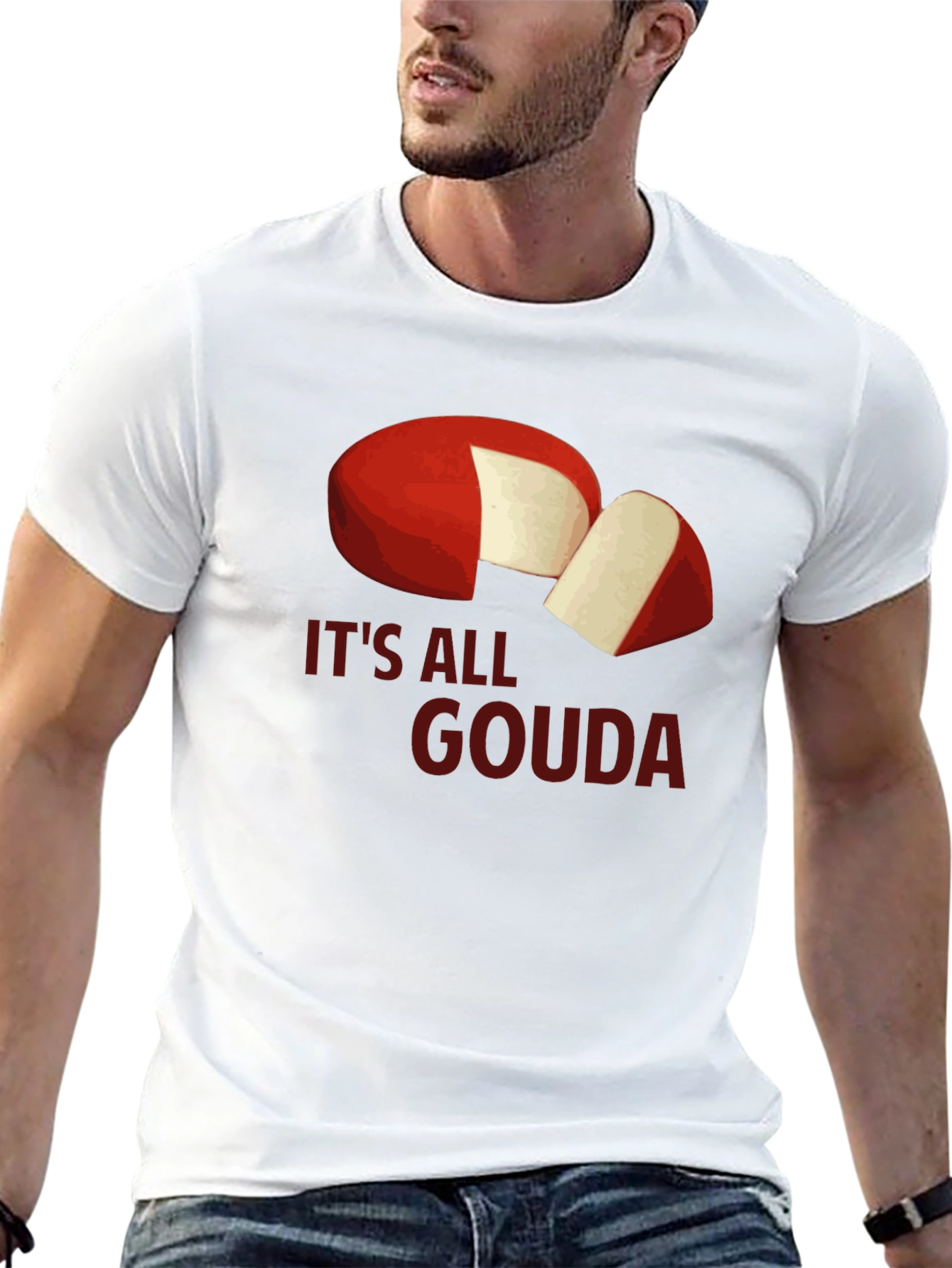 Its All Gouda T-Shirt - Cheese Lover Tee