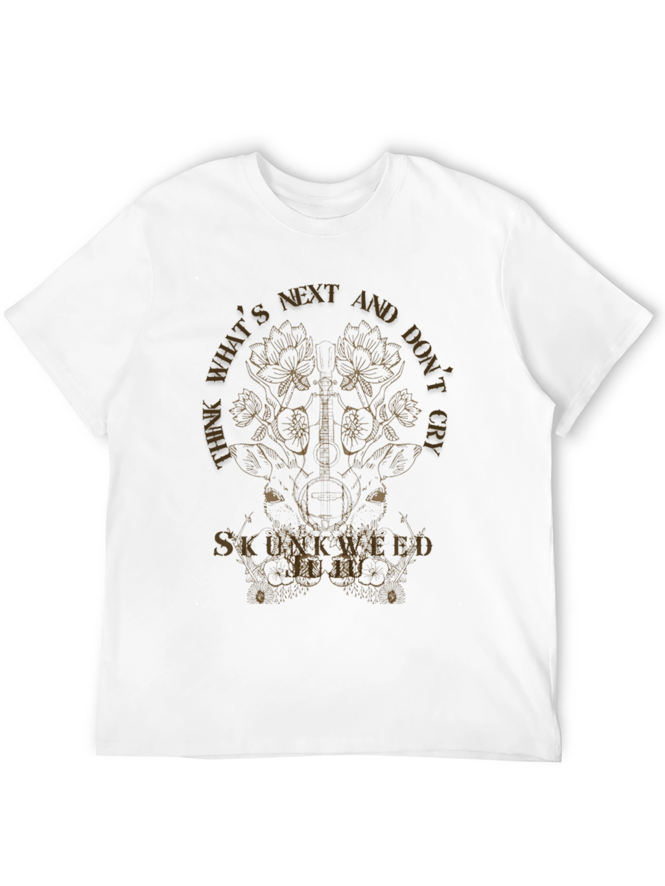 Think Whats Next Black Graphic Tee