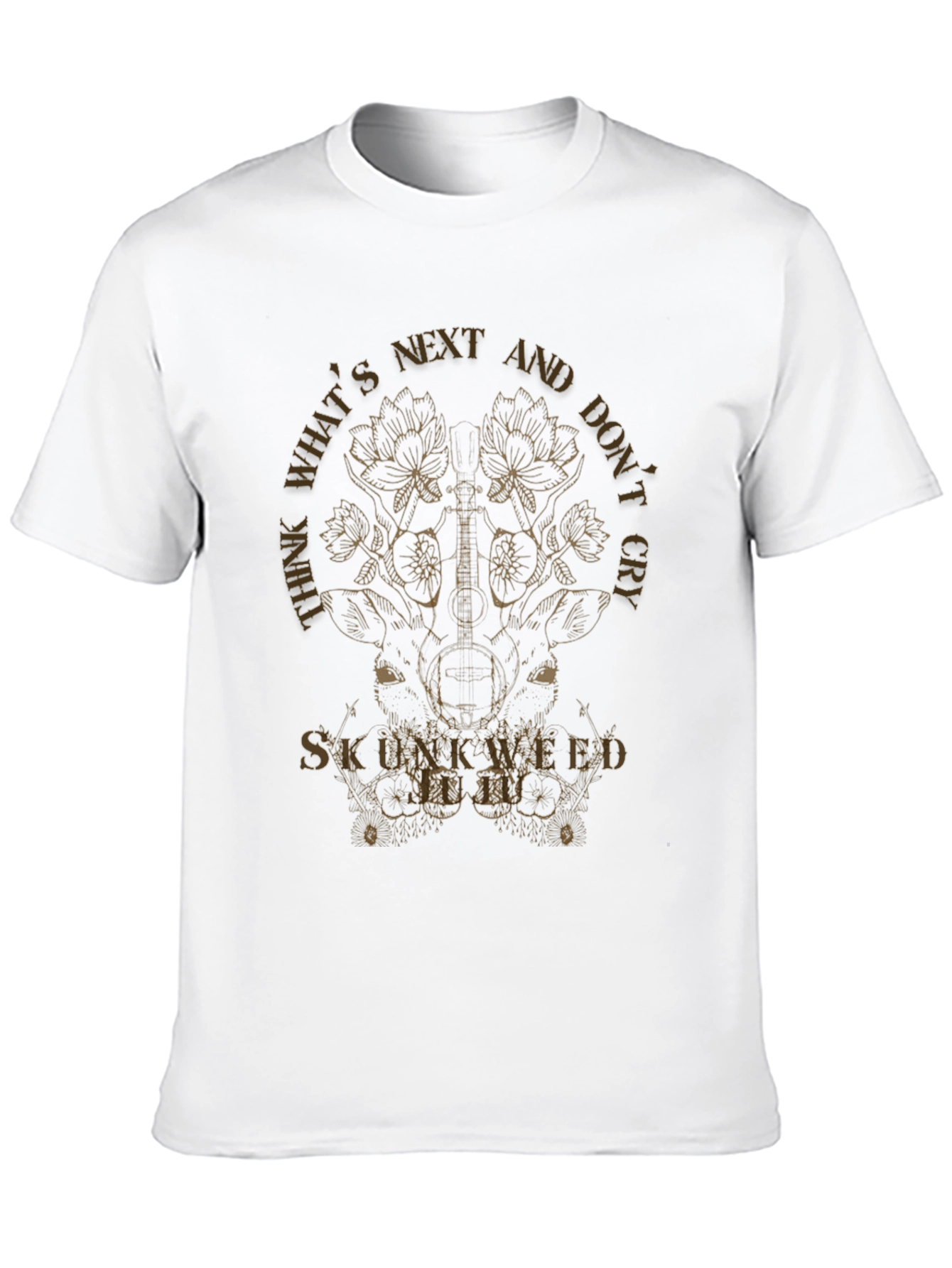 Think Whats Next Black Graphic Tee