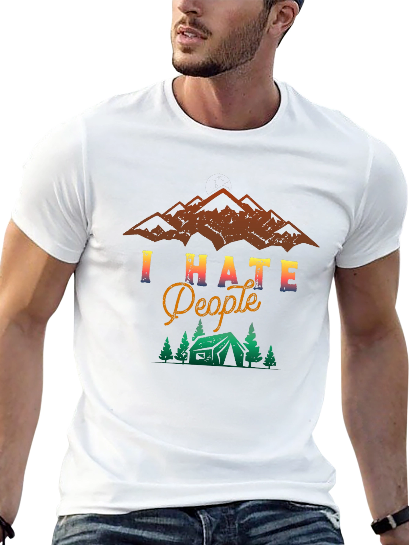 I Hate People Camping T-Shirt