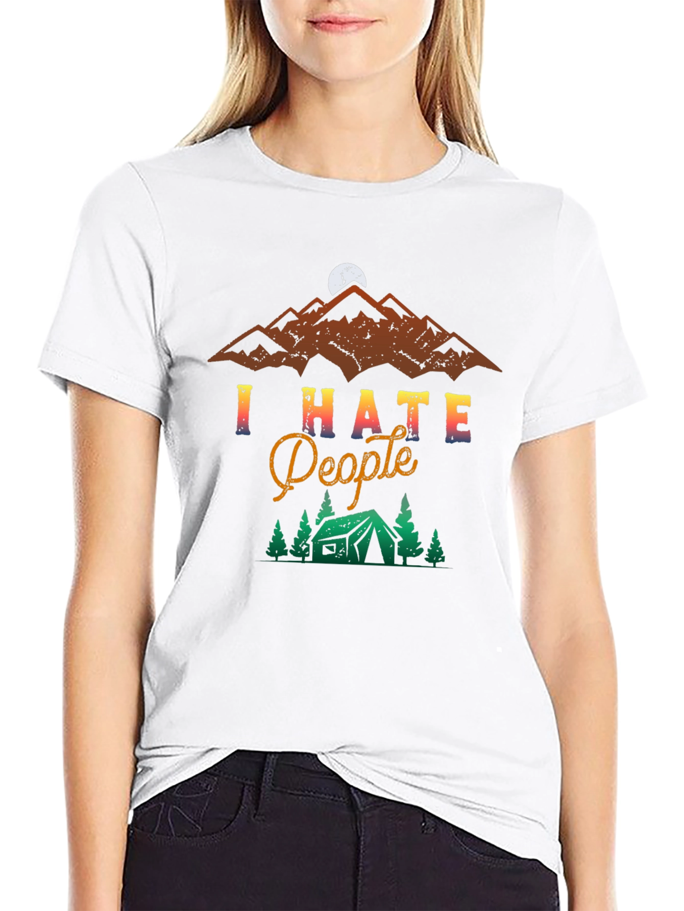 I Hate People Camping T-Shirt