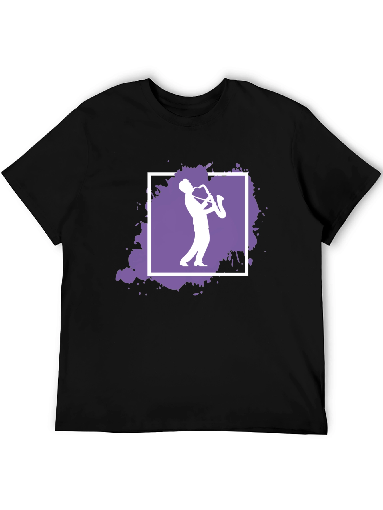 Saxophone Player Graphic Tee - Cool Musician T-Shirt