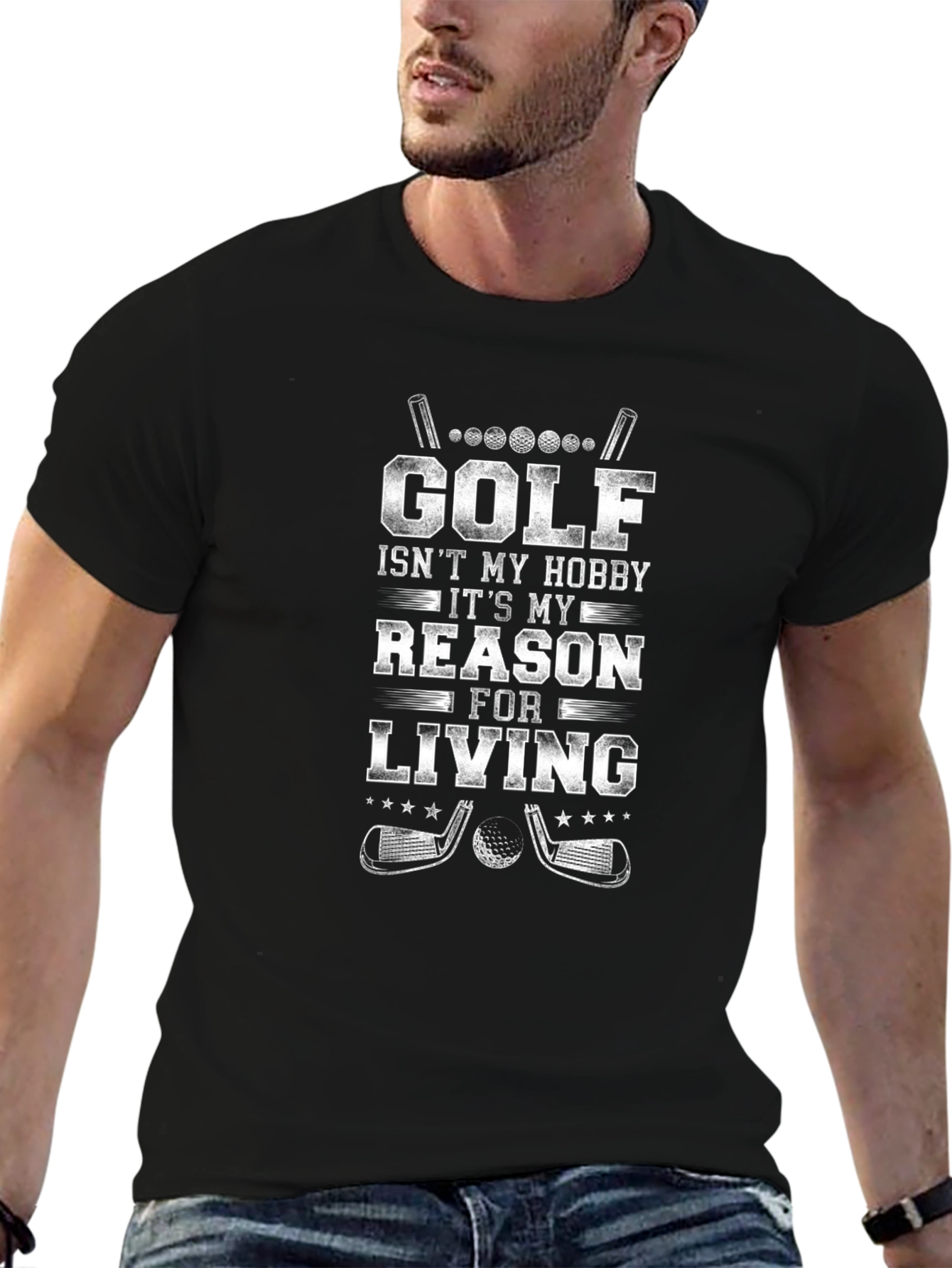 Golf Reason For Living Graphic Tee