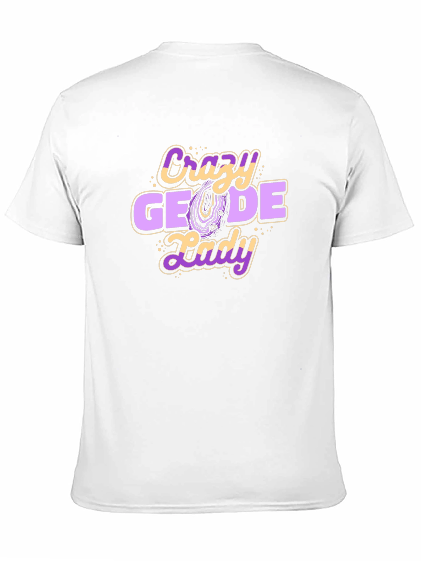 Crazy Geode Lady T-Shirt - Rockhound Tee