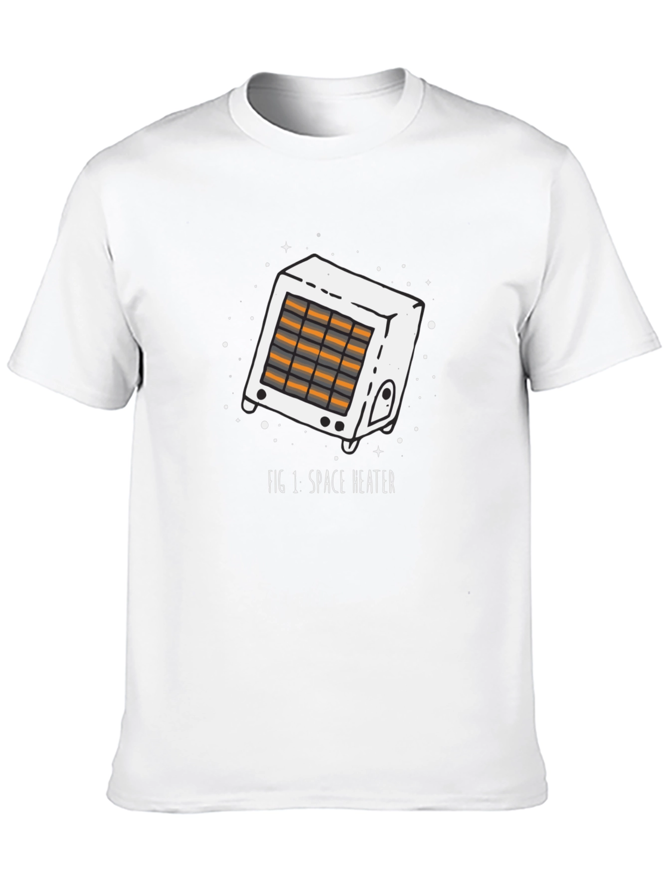 Space Heater Graphic Tee - Unique Novelty T-Shirt