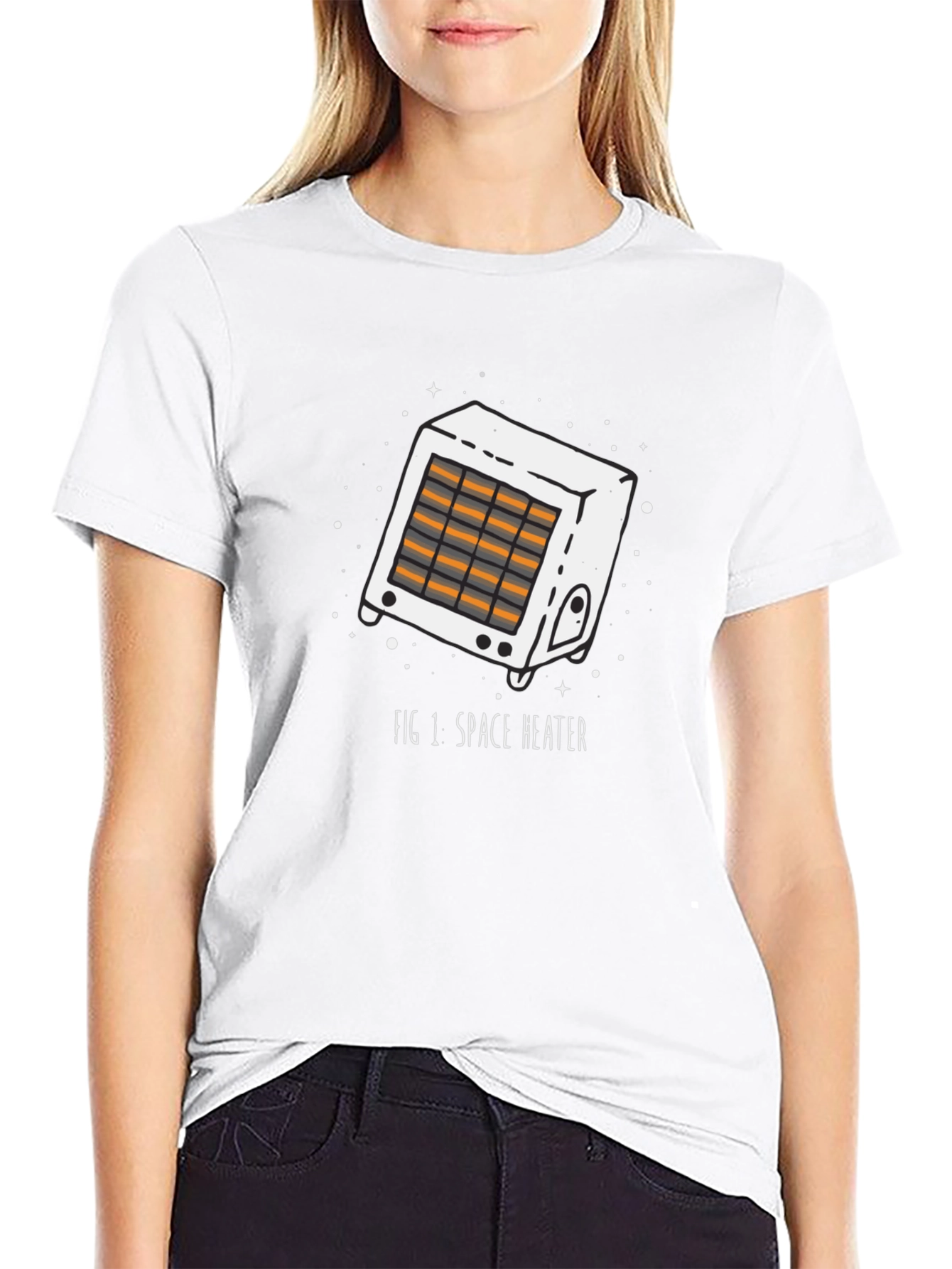 Space Heater Graphic Tee - Unique Novelty T-Shirt