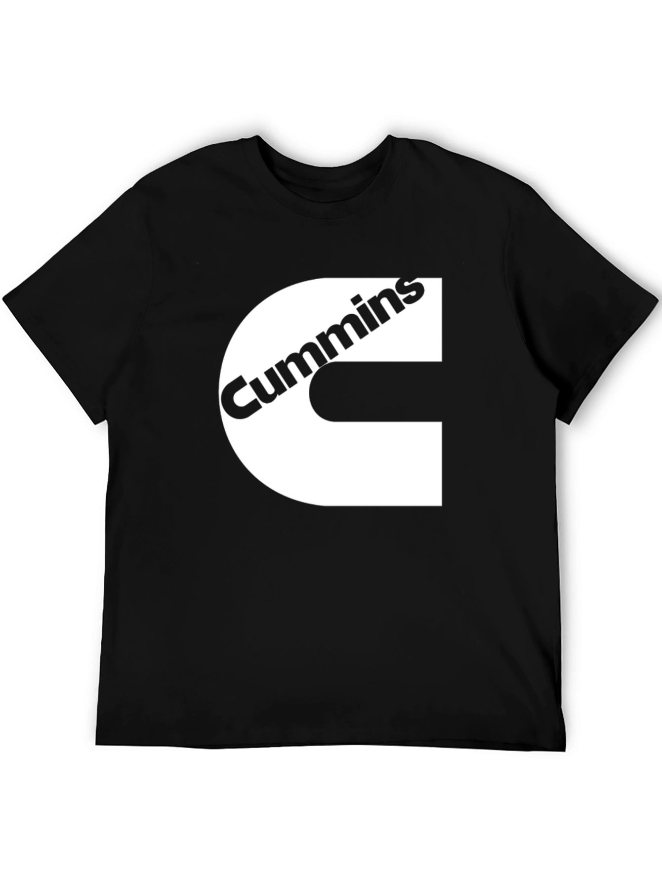 Cummins Logo Black T-Shirt - Diesel Engine Fan Apparel