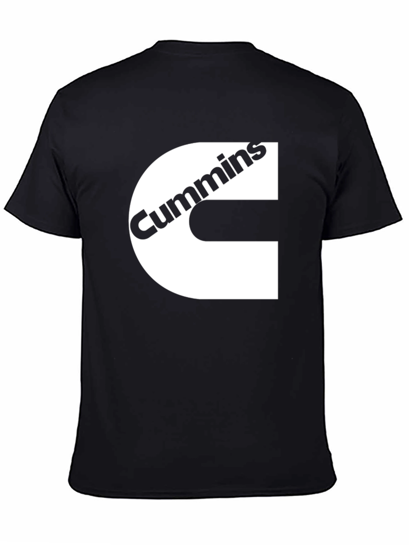 Cummins Logo Black T-Shirt - Diesel Engine Fan Apparel