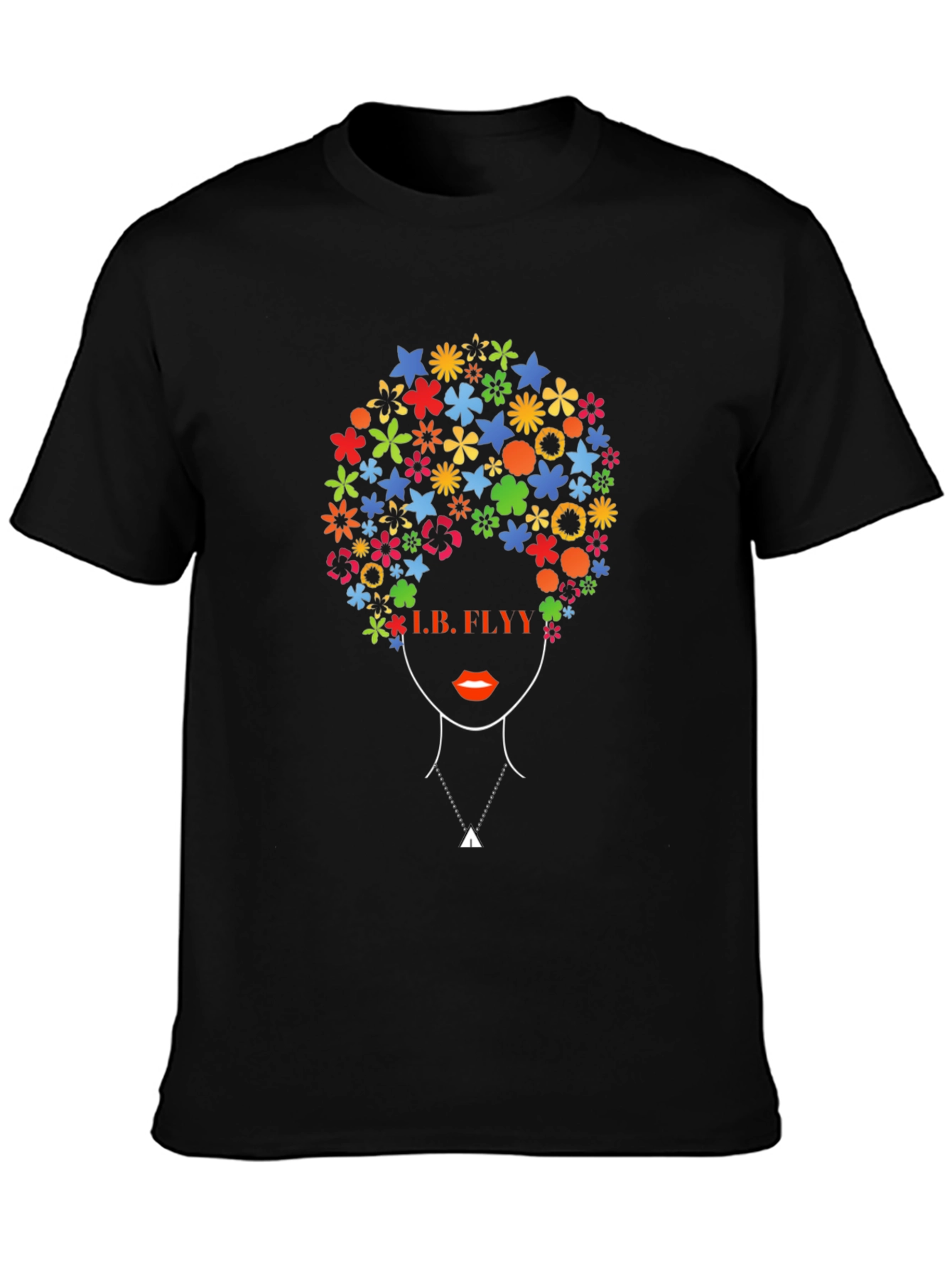 Floral Afro T-Shirt - Unisex Graphic Tee