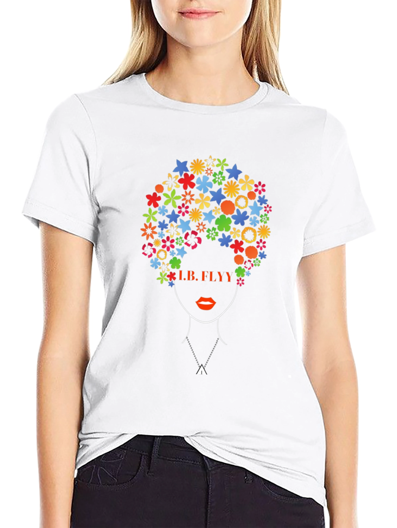 Floral Afro T-Shirt - Unisex Graphic Tee