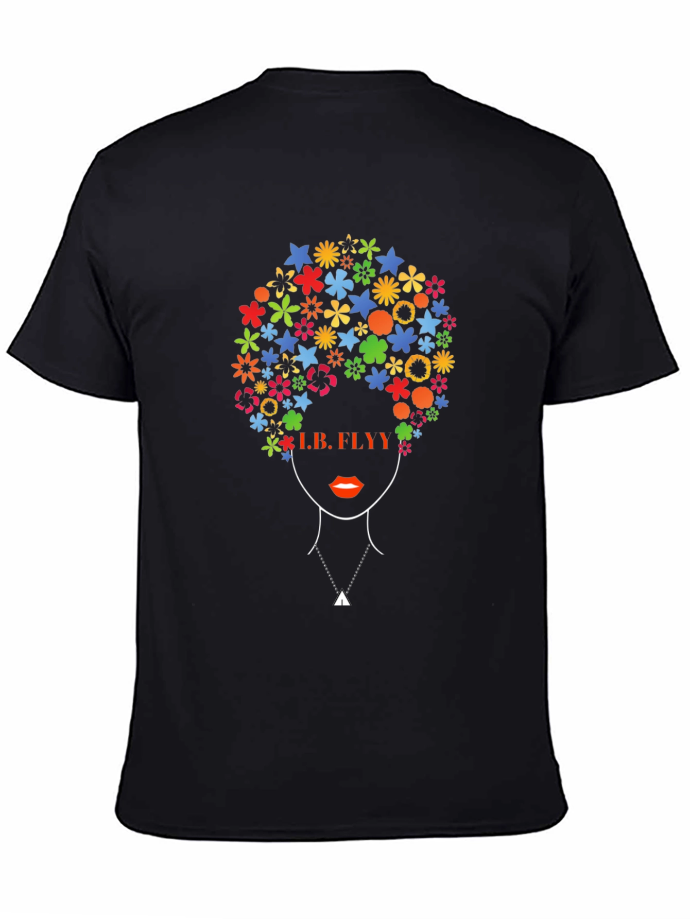 Floral Afro T-Shirt - Unisex Graphic Tee