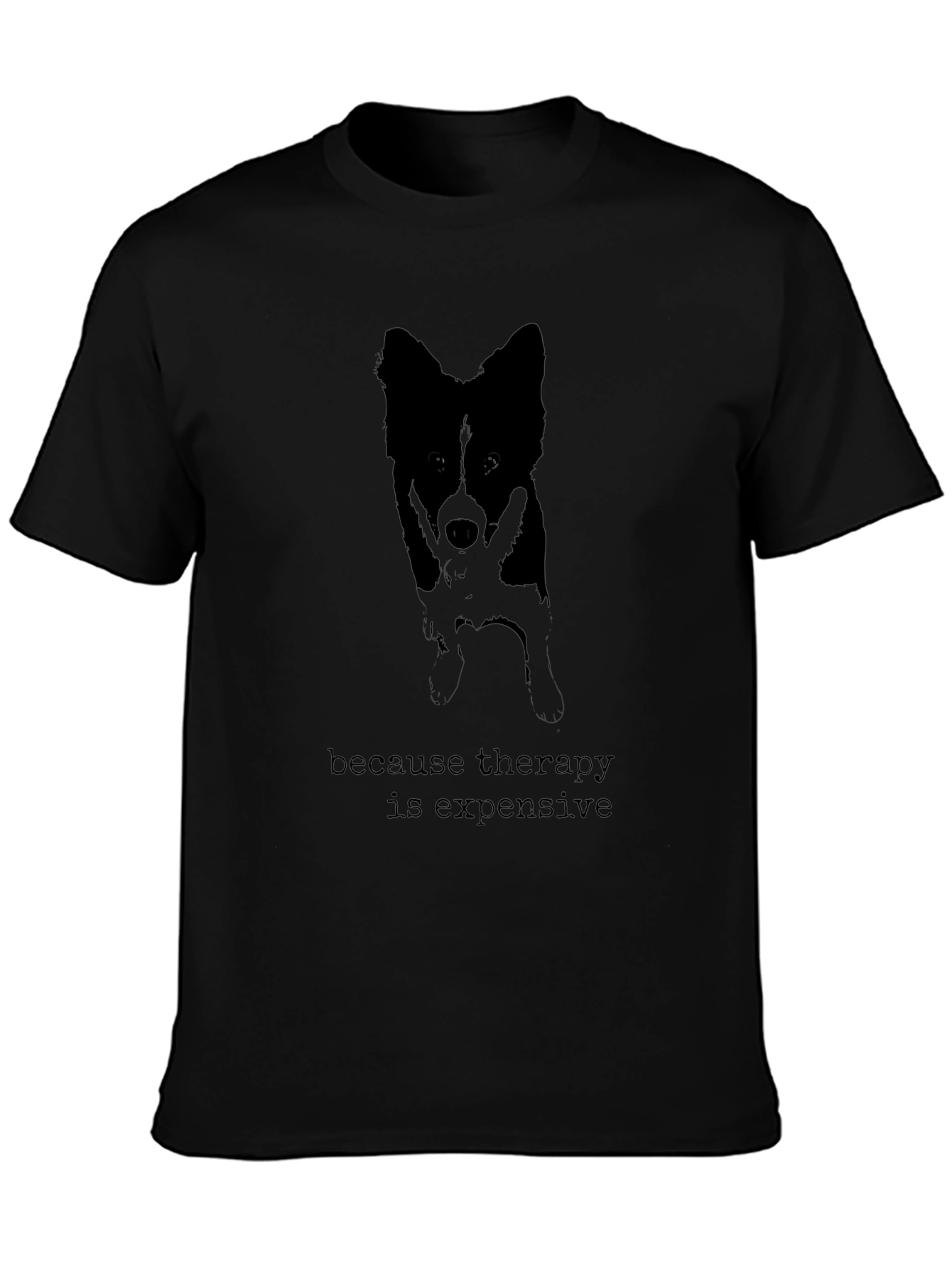 Therapy is Expensive Dog Graphic Tee