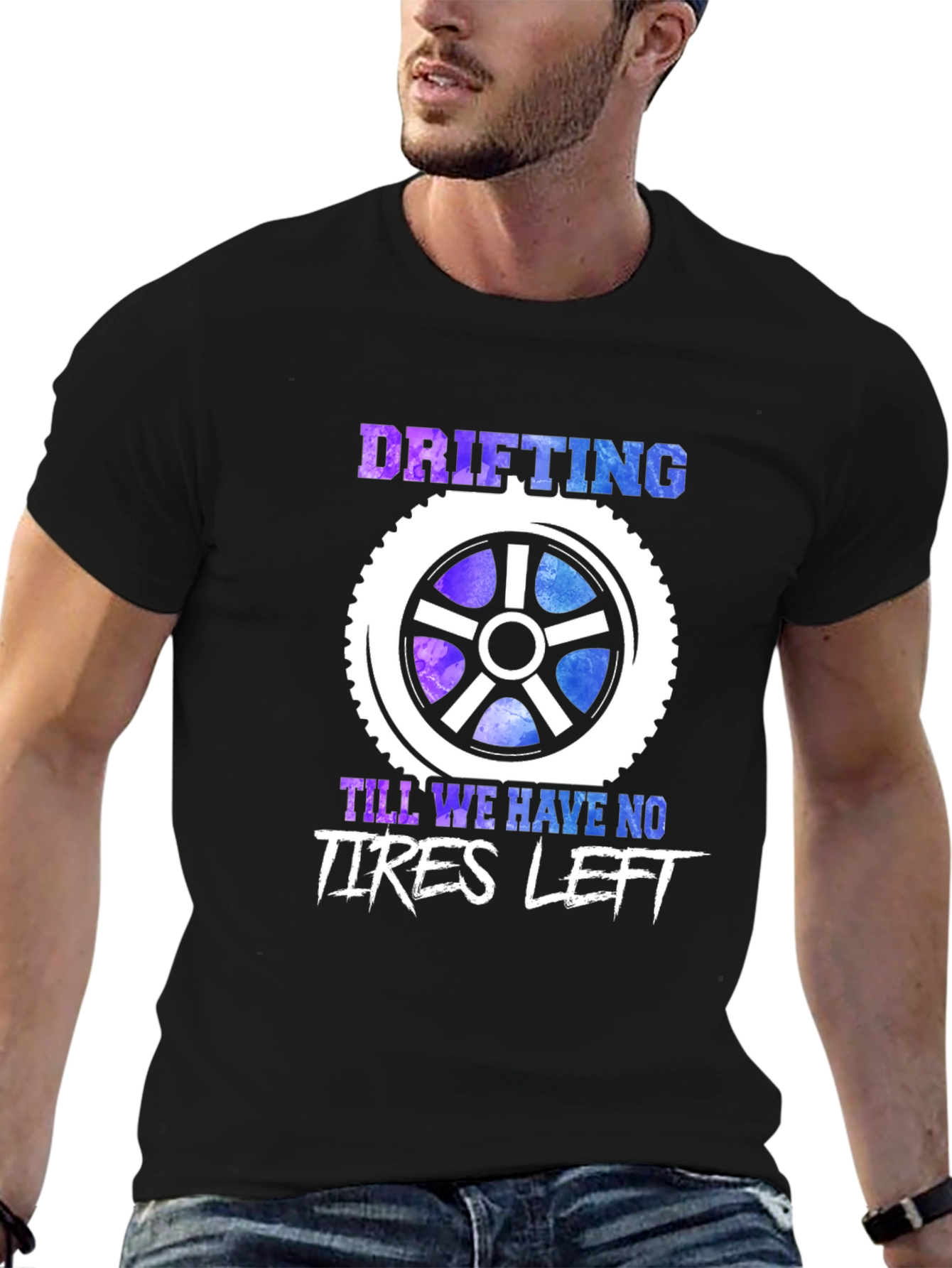 Drifting Tire Graphic Tee