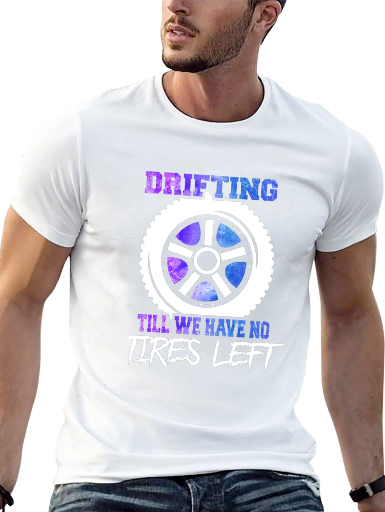 Drifting Tire Graphic Tee