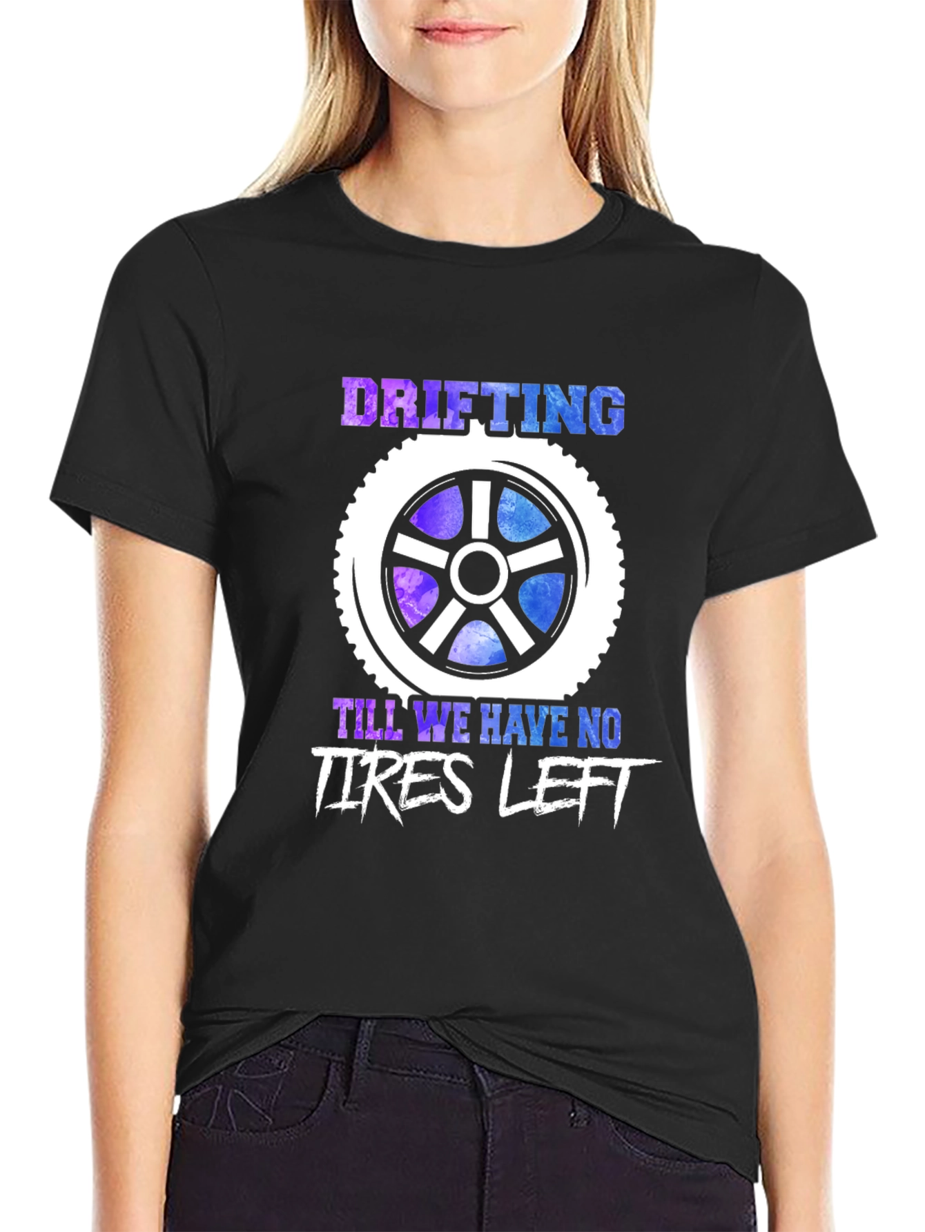 Drifting Tire Graphic Tee