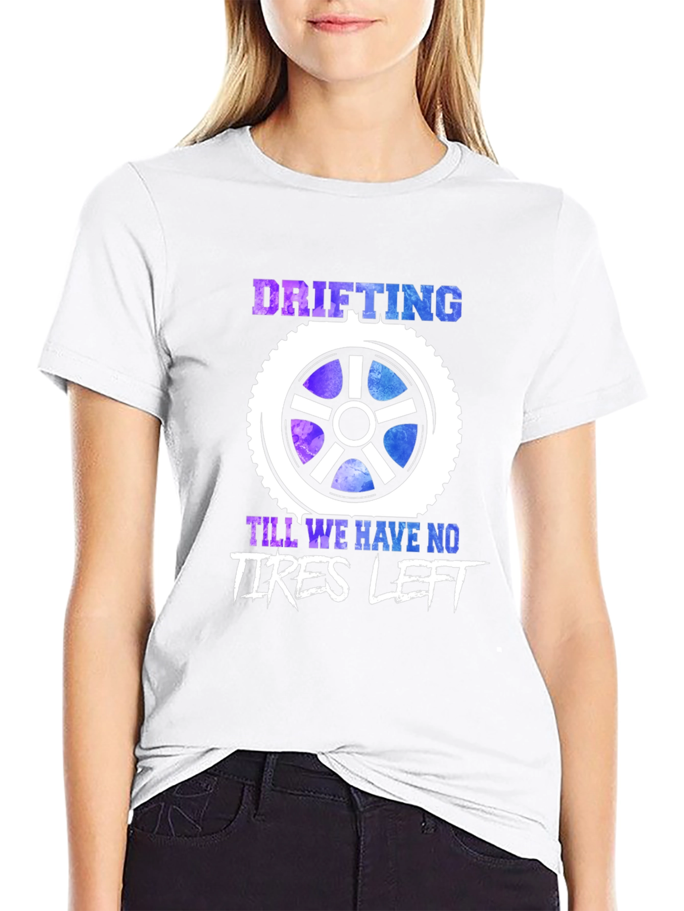 Drifting Tire Graphic Tee