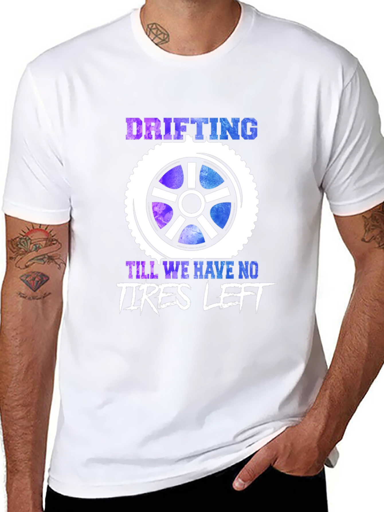 Drifting Tire Graphic Tee