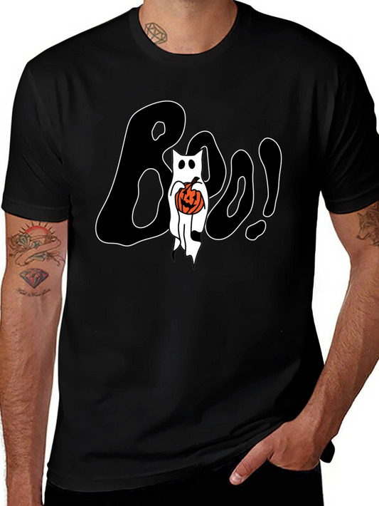 Halloween Boo! Graphic Tee - Spooky Season Shirt