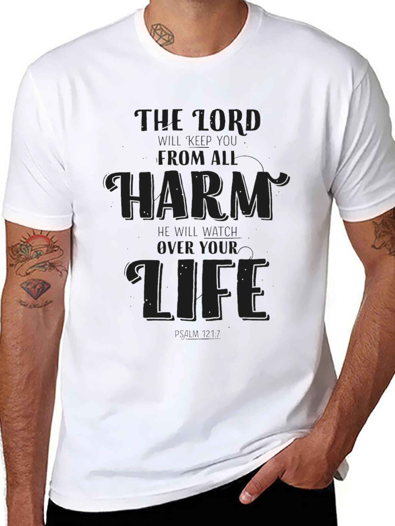 The Lord Protects From Harm Graphic T-Shirt
