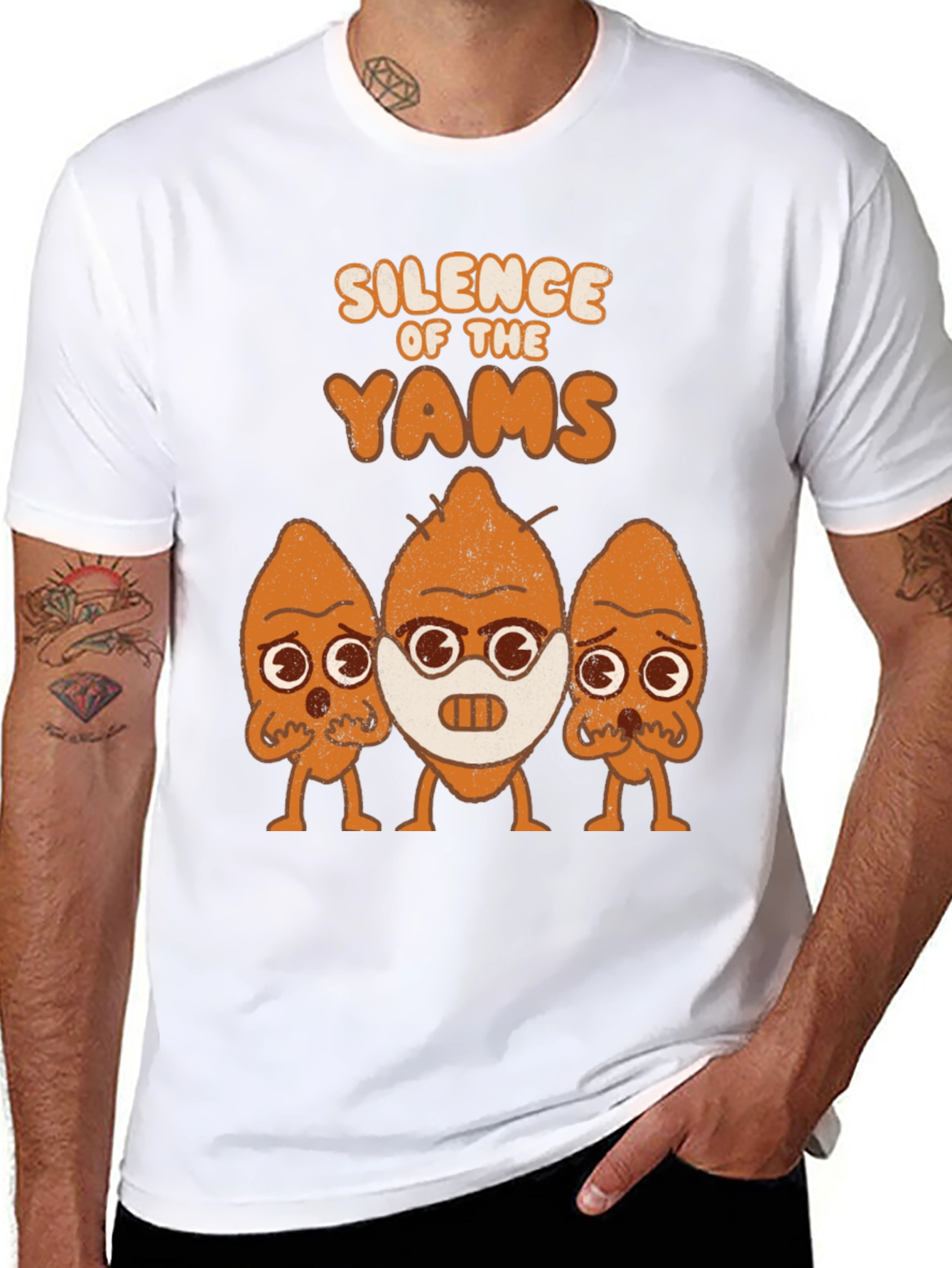 Silence of the Yams Graphic T-Shirt