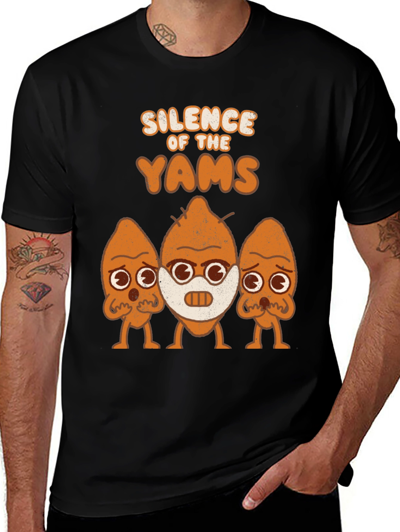 Silence of the Yams Graphic T-Shirt