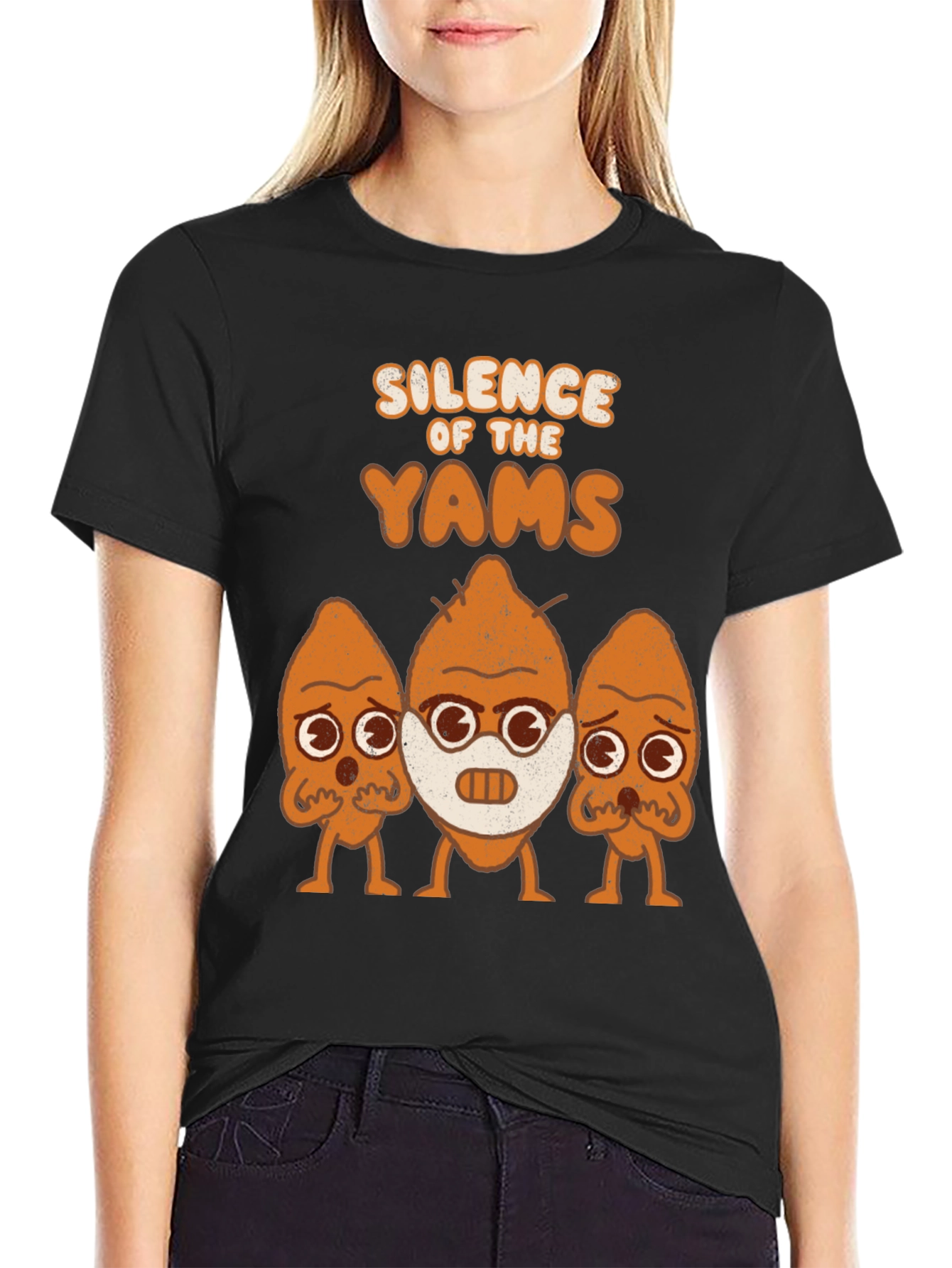 Silence of the Yams Graphic T-Shirt