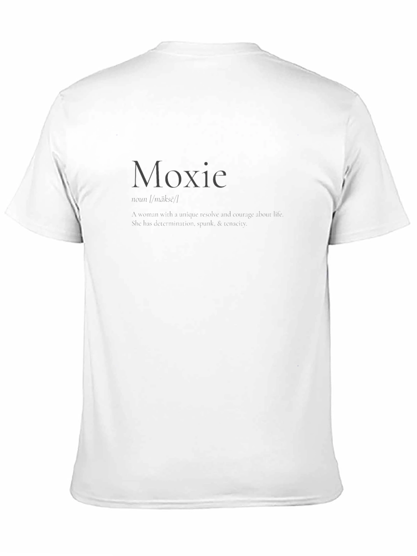 Moxie Definition Black T-Shirt