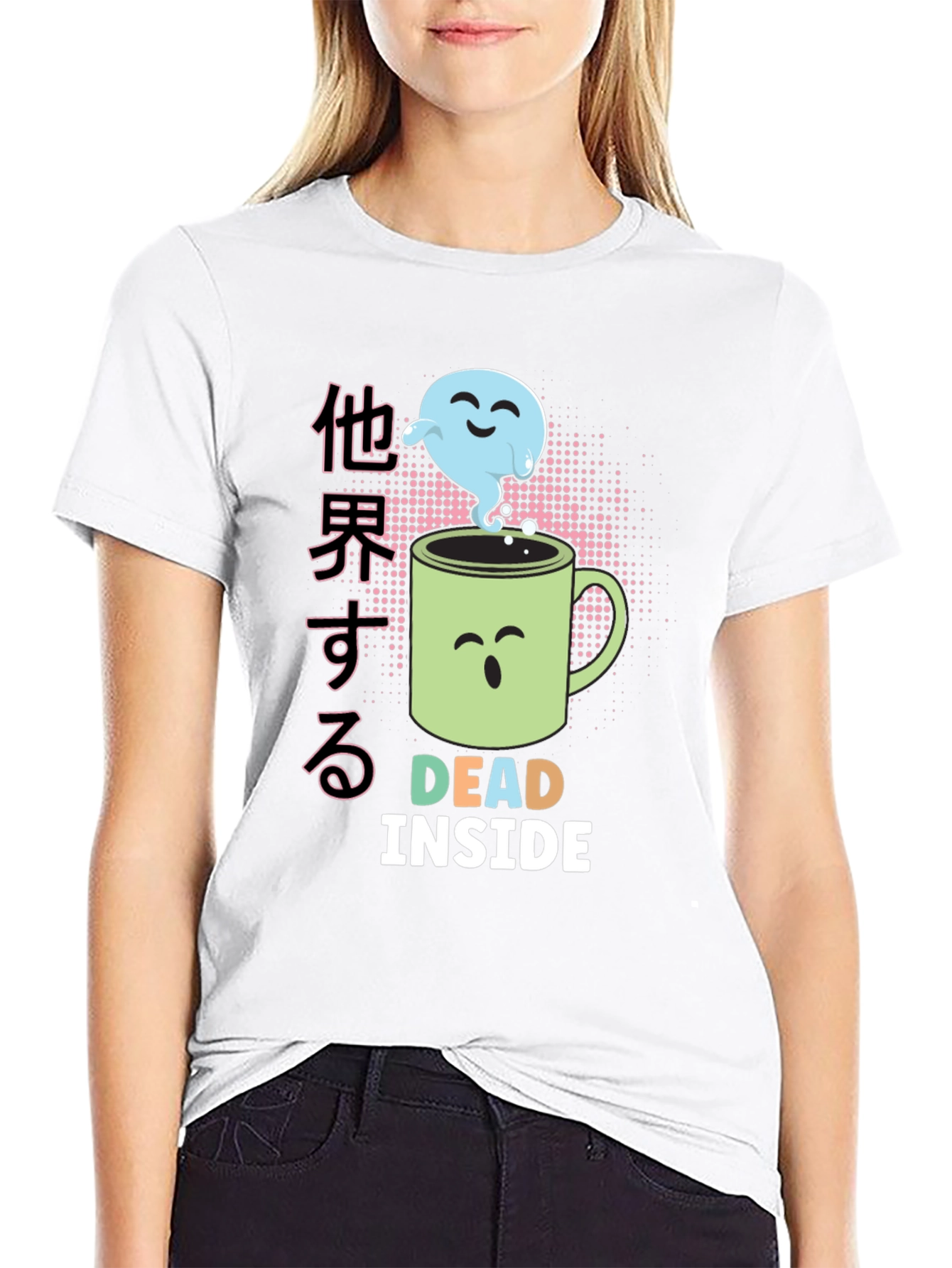 Dead Inside Ghost Coffee Mug T-Shirt