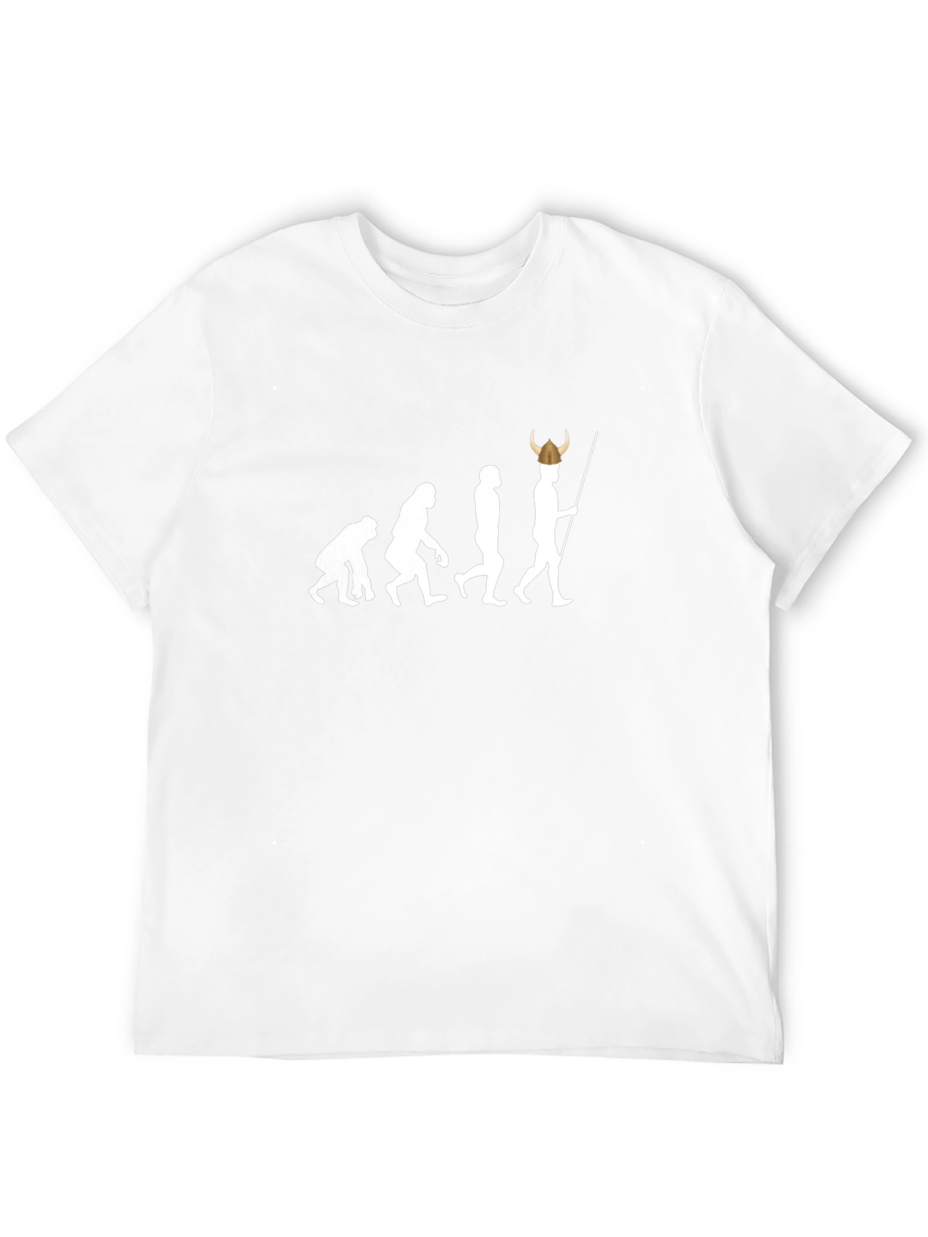 Evolution of Viking T-Shirt - Black Cotton Tee