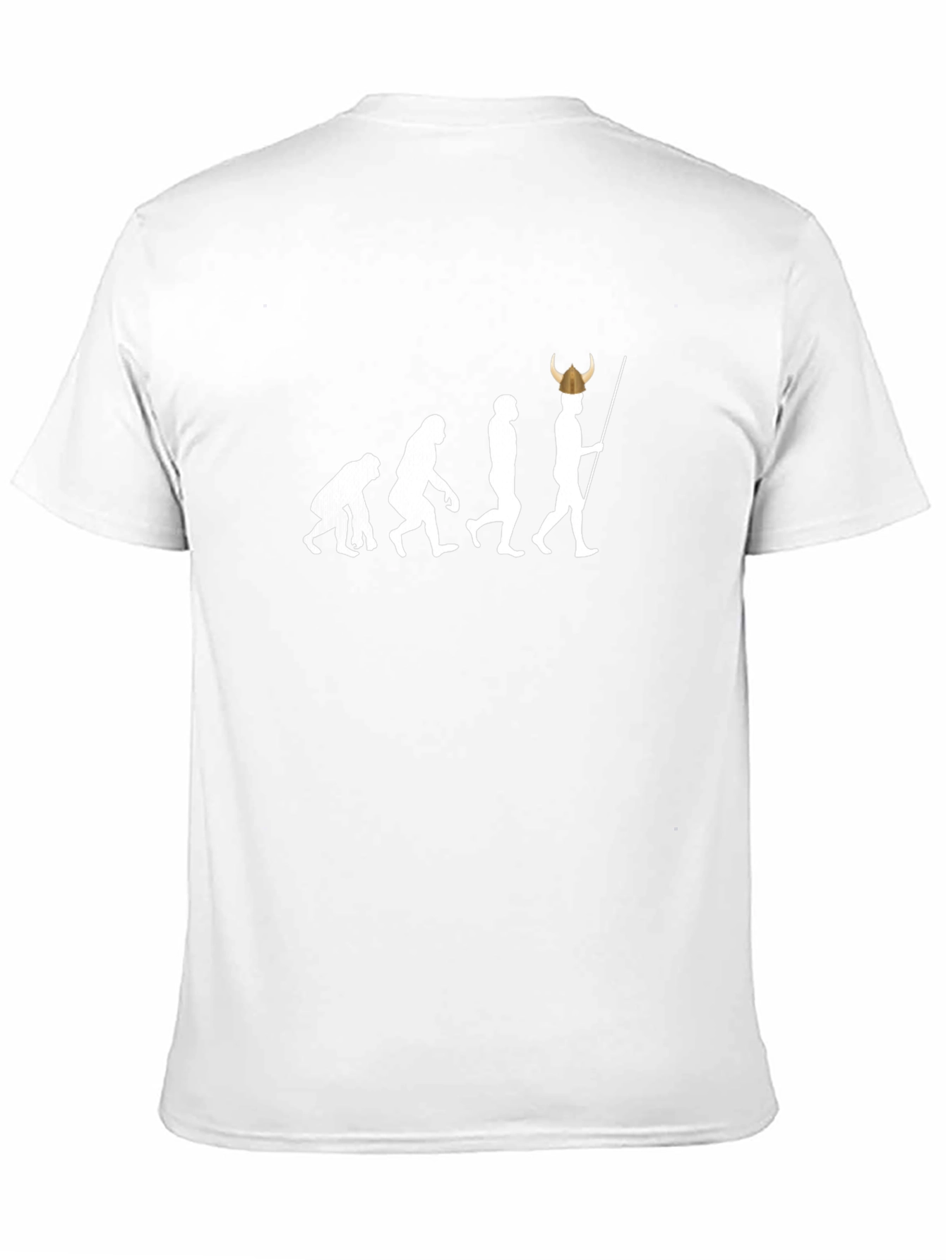 Evolution of Viking T-Shirt - Black Cotton Tee