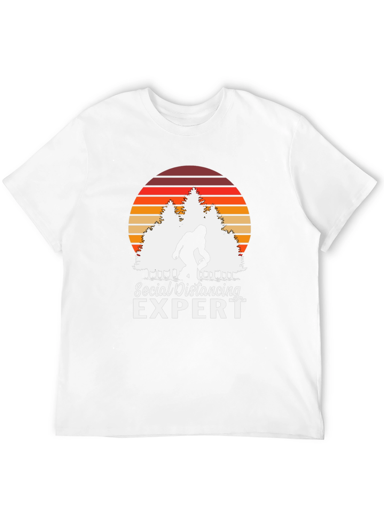 Social Distancing Expert Bigfoot T-Shirt