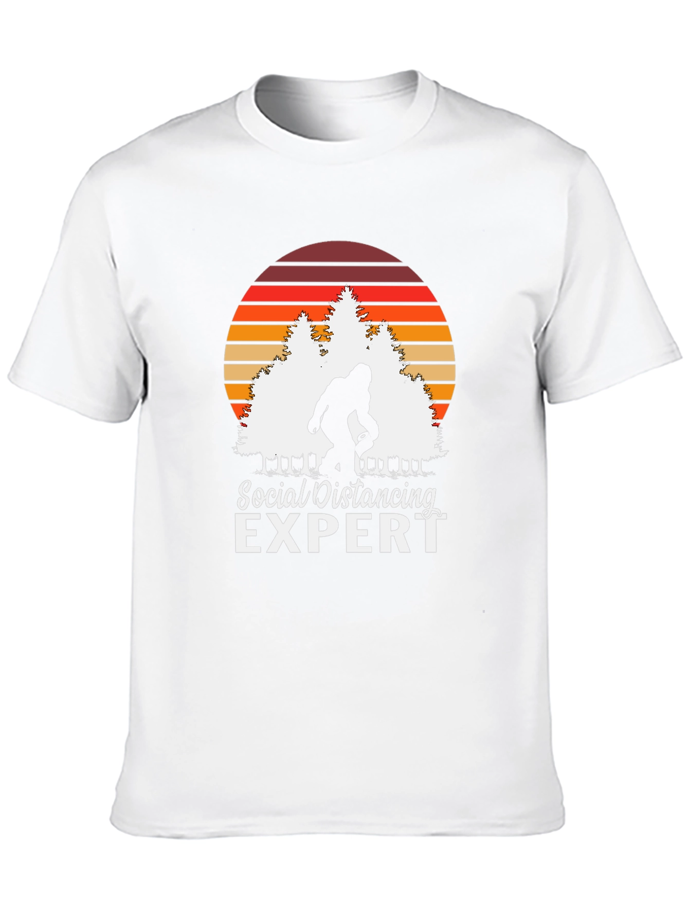 Social Distancing Expert Bigfoot T-Shirt