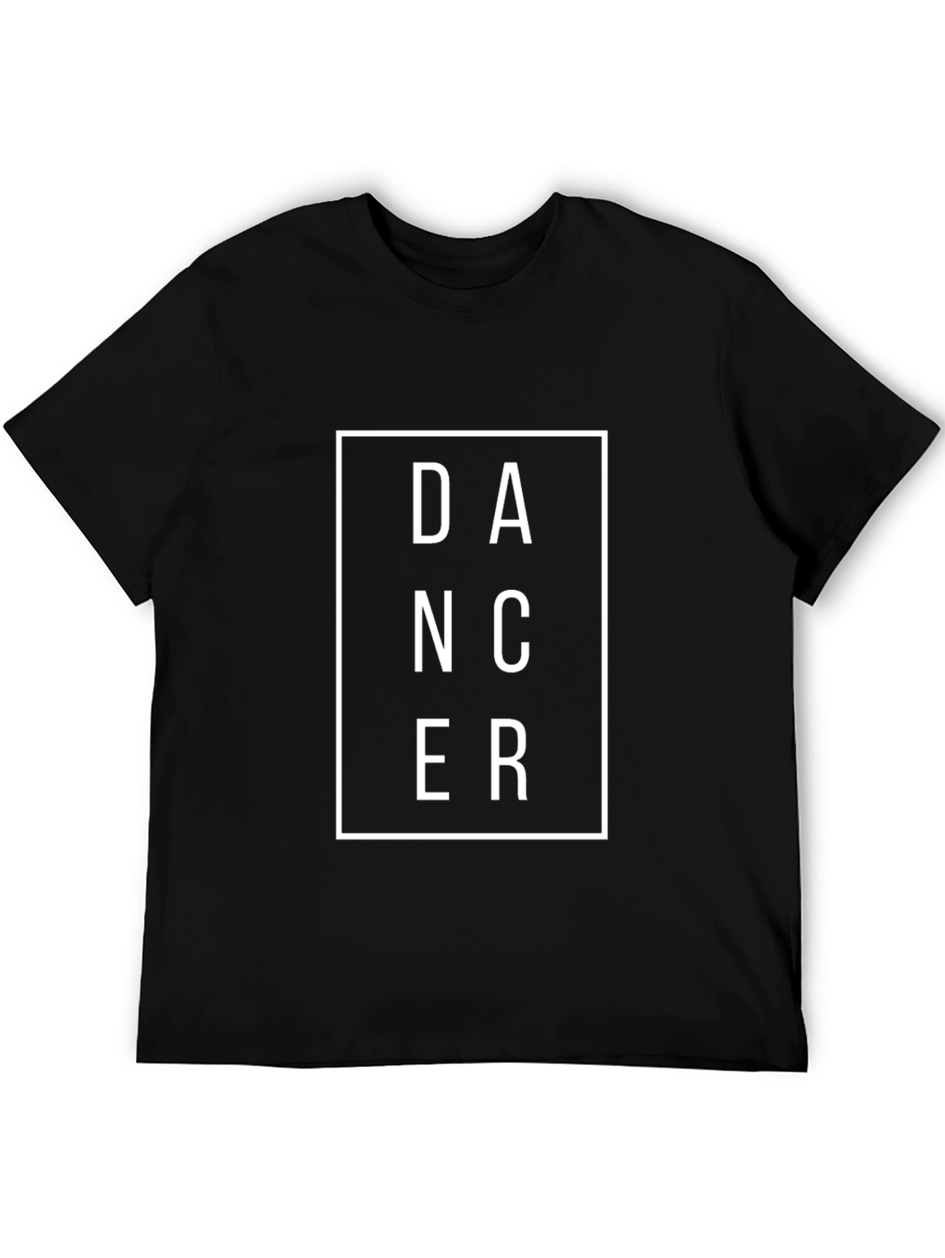 Dancer Graphic Tee - Black Cotton T-Shirt